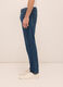 Jeans 5 tasche regular fit in denim di cotone misto lyocell uomo_2