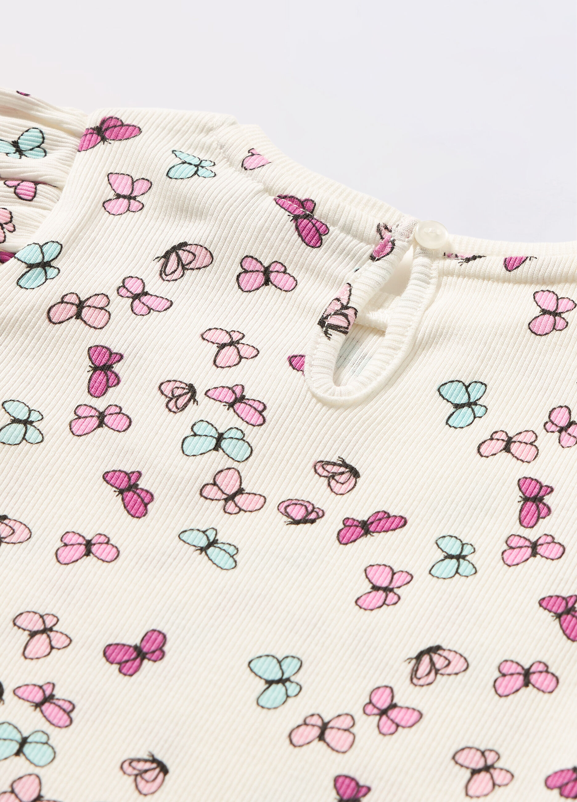 T-shirt in costina neonata_1