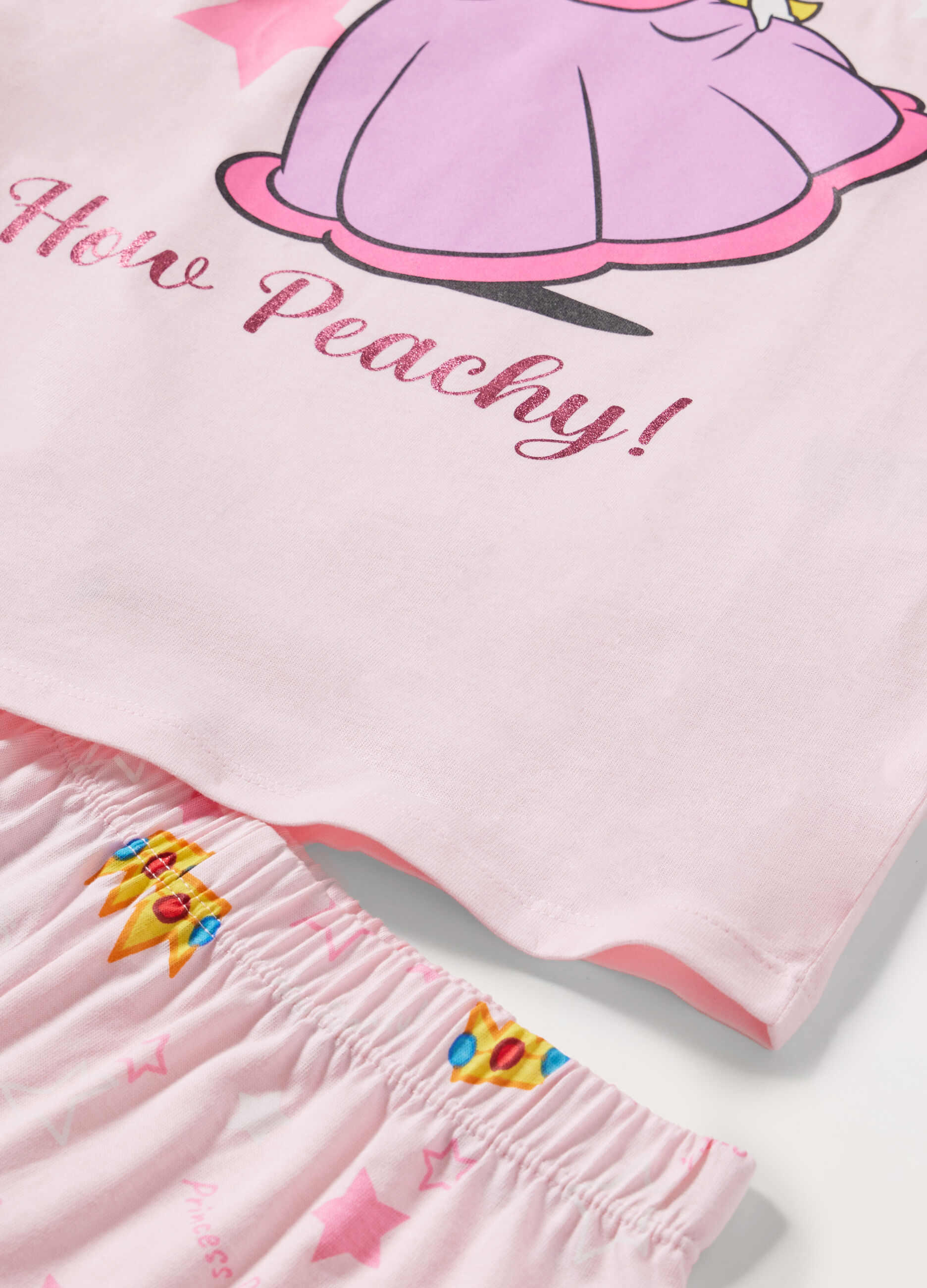 Set pigiama in jersey di puro cotone bambina_1