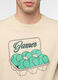T-shirt in cotone con stampa Gamer uomo_2