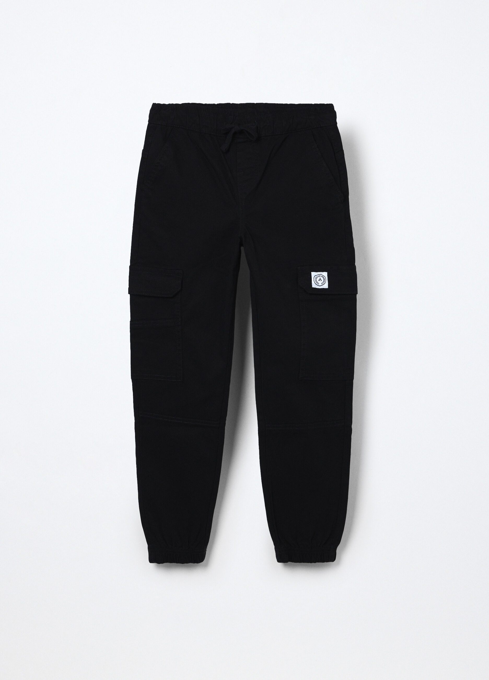 Pantaloni in twill di cotone stretch ragazzo