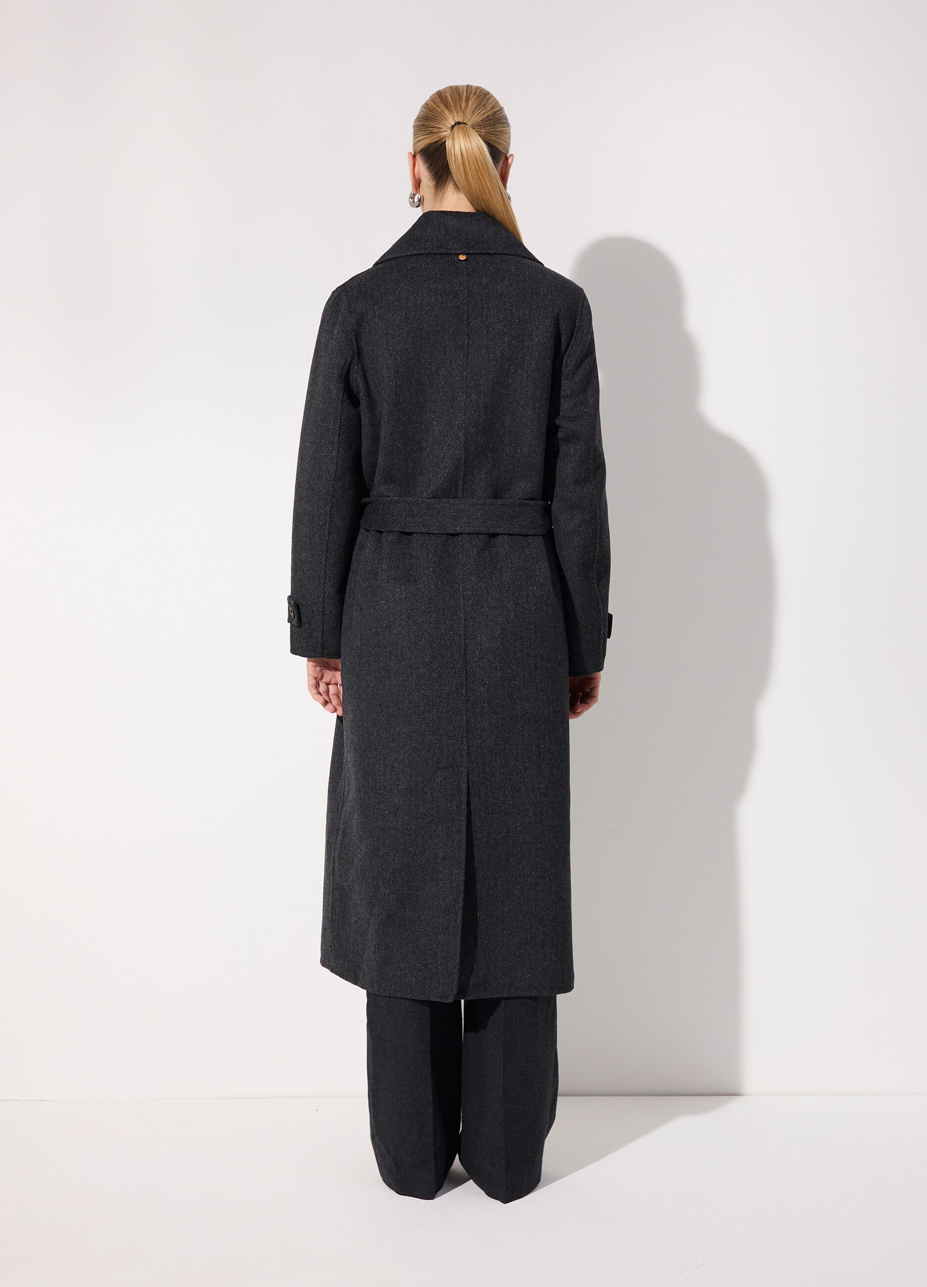 Cappotto doppiopetto in misto lana donna_2