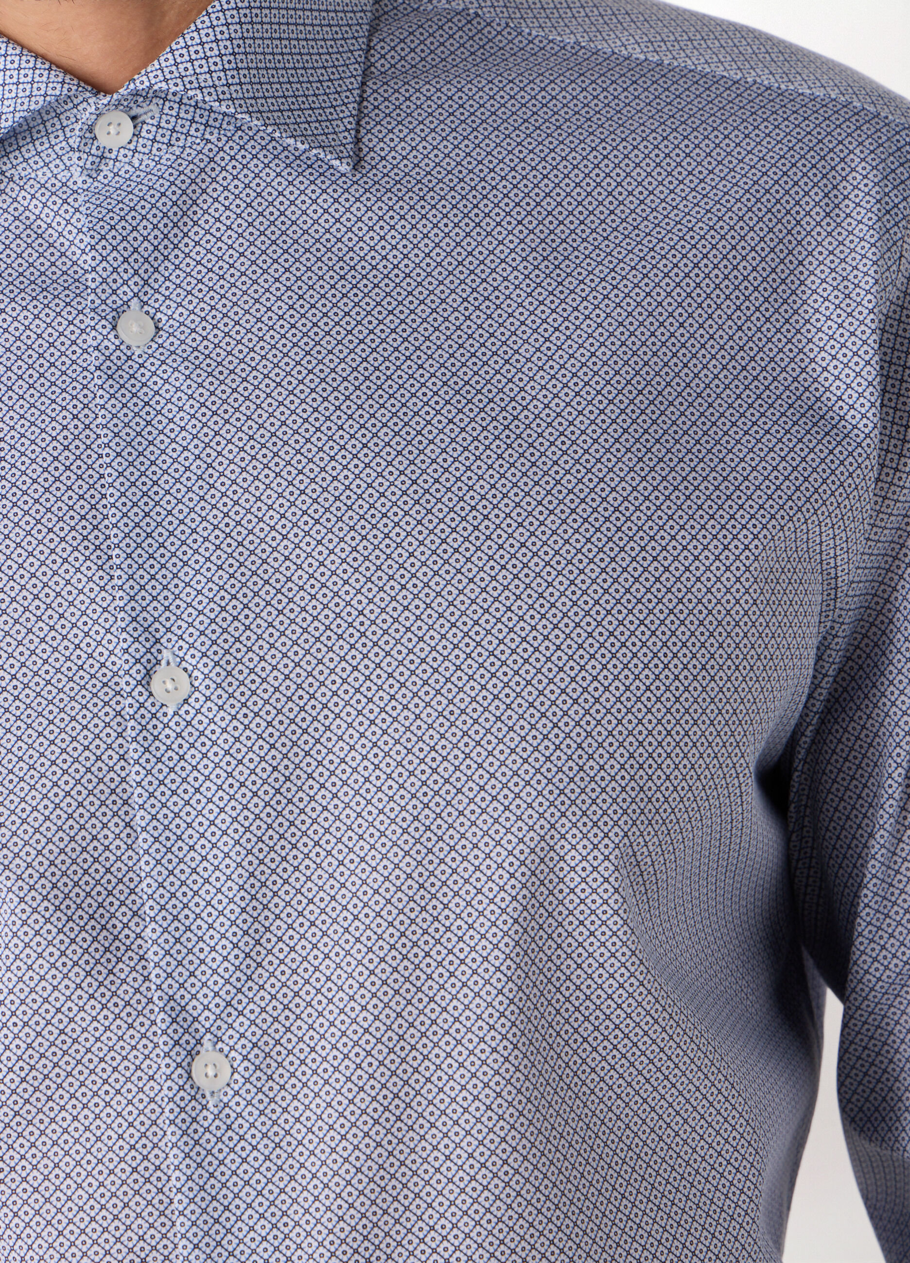 Camicia regular fit con stampa uomo_2