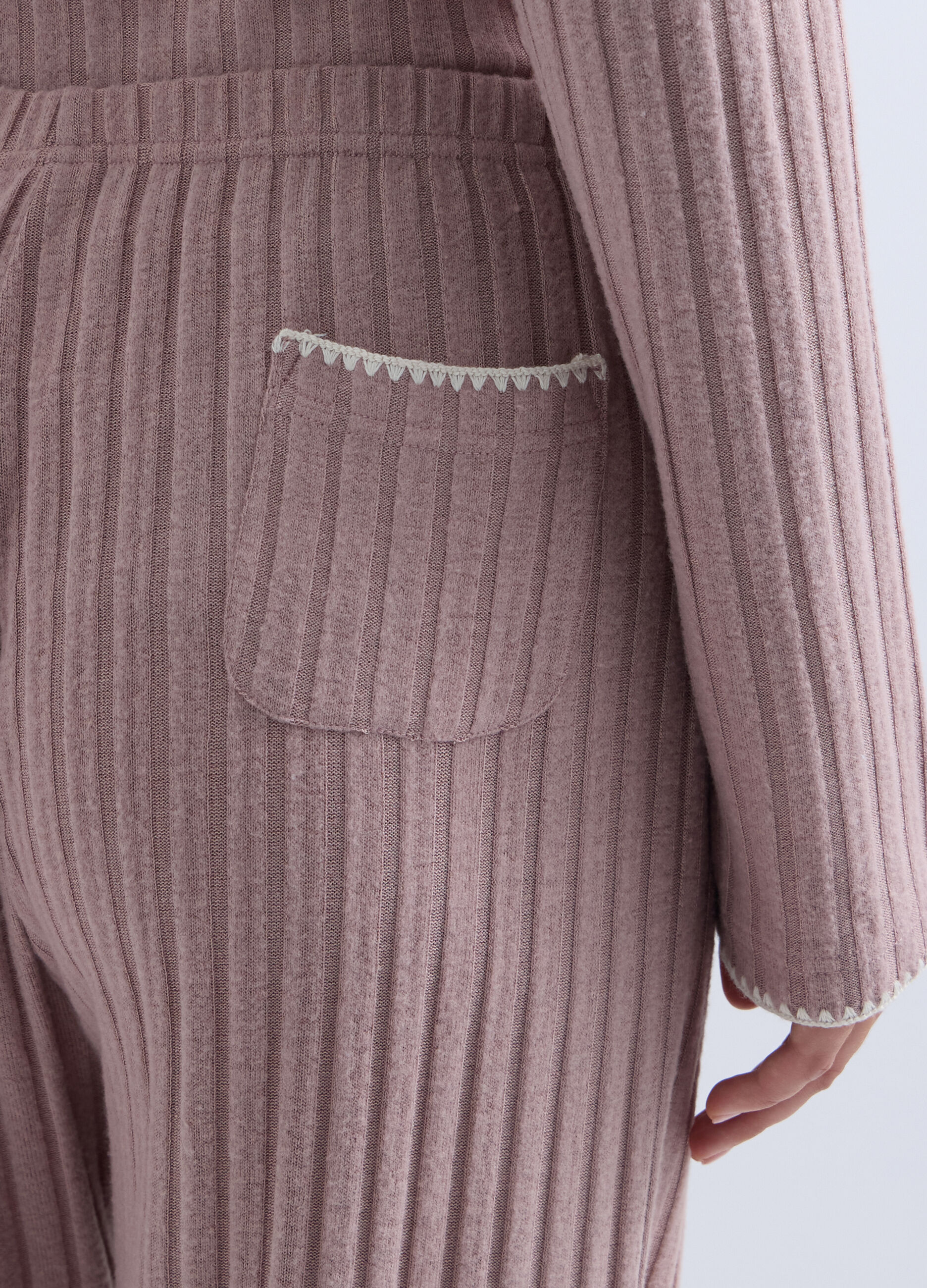 Pantaloni pigiama lunghi donna_2