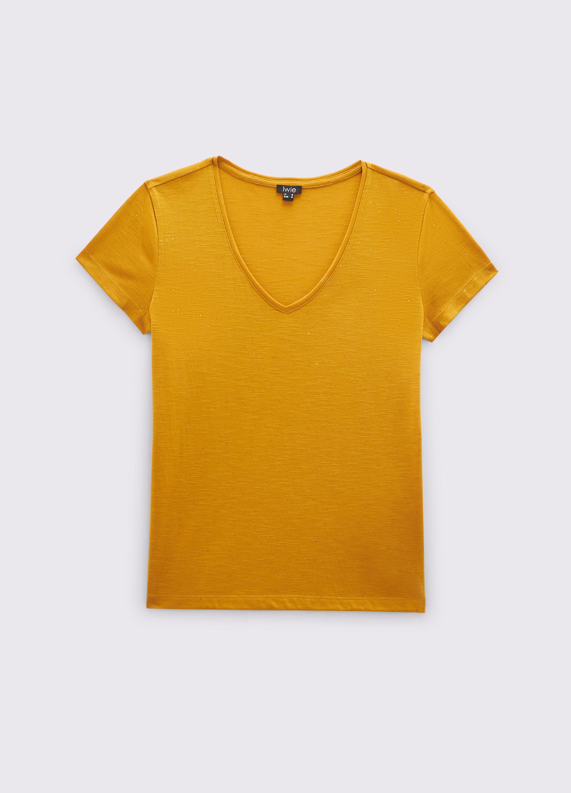 T-shirt in misto viscosa donna_0