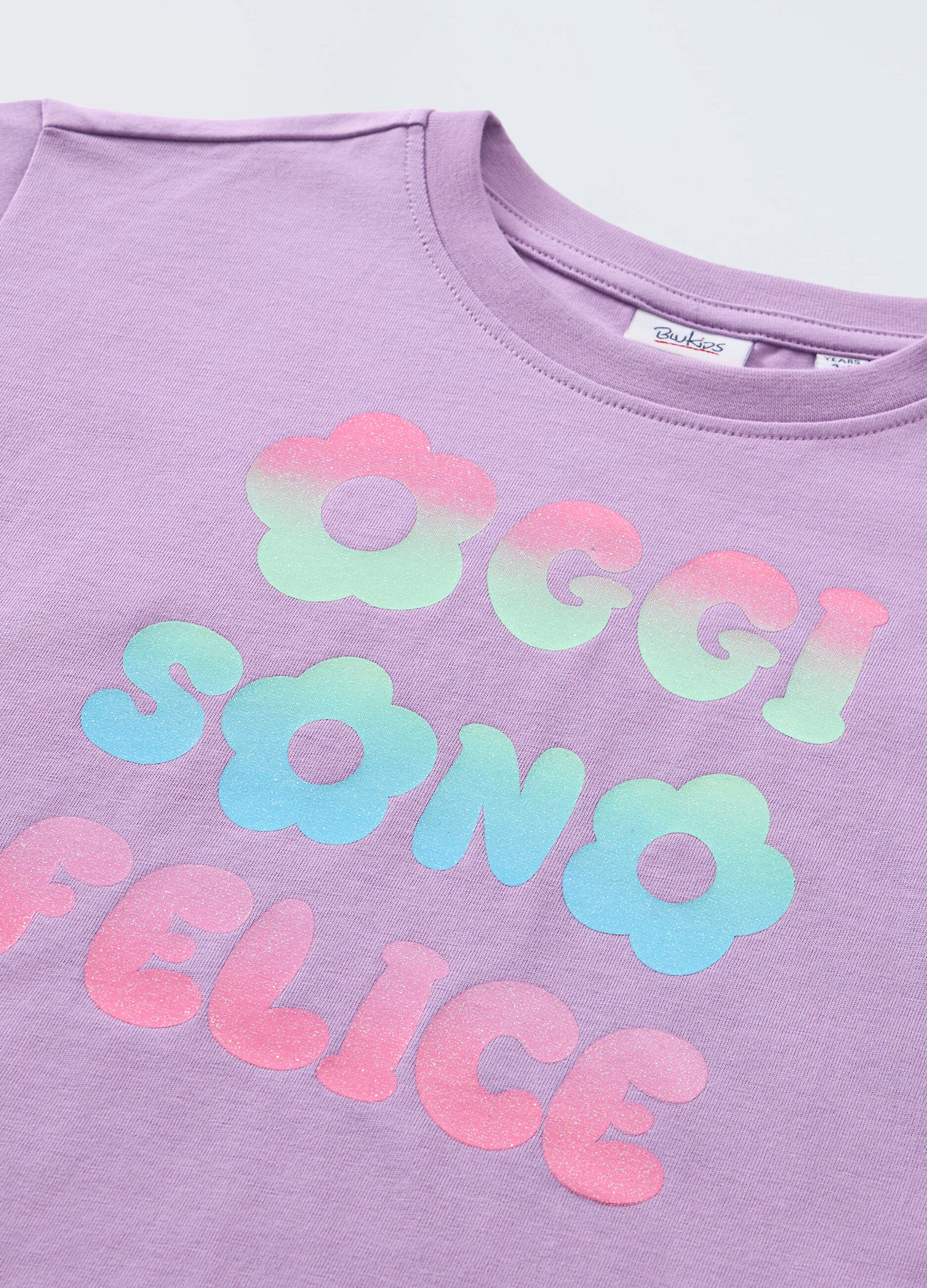 T-shirt in puro cotone bambina_1
