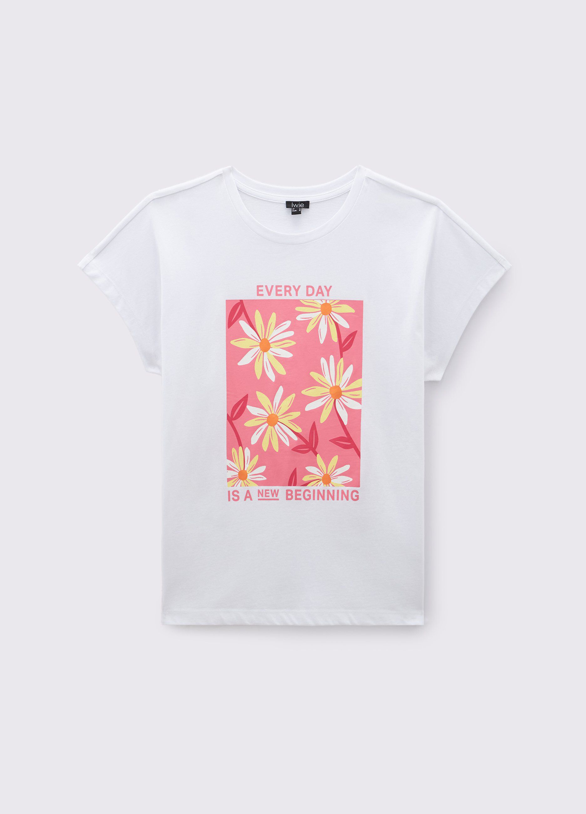 T-shirt in puro cotone donna_0