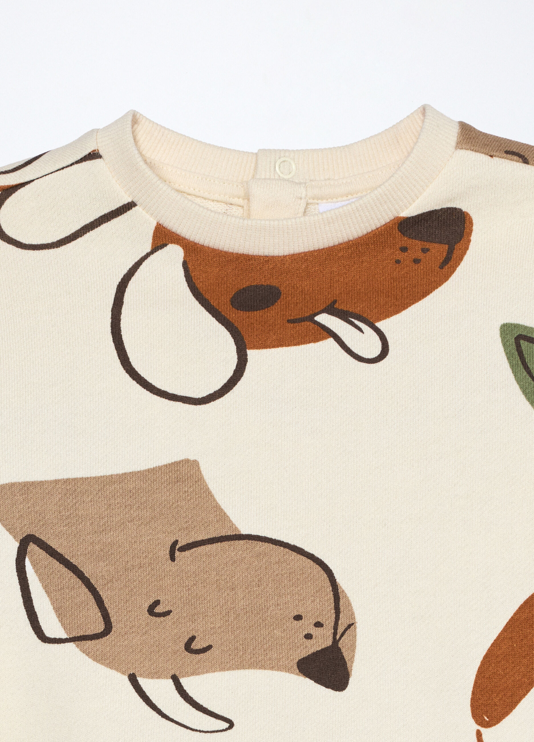 Jogging set in puro cotone french terry neonato_2