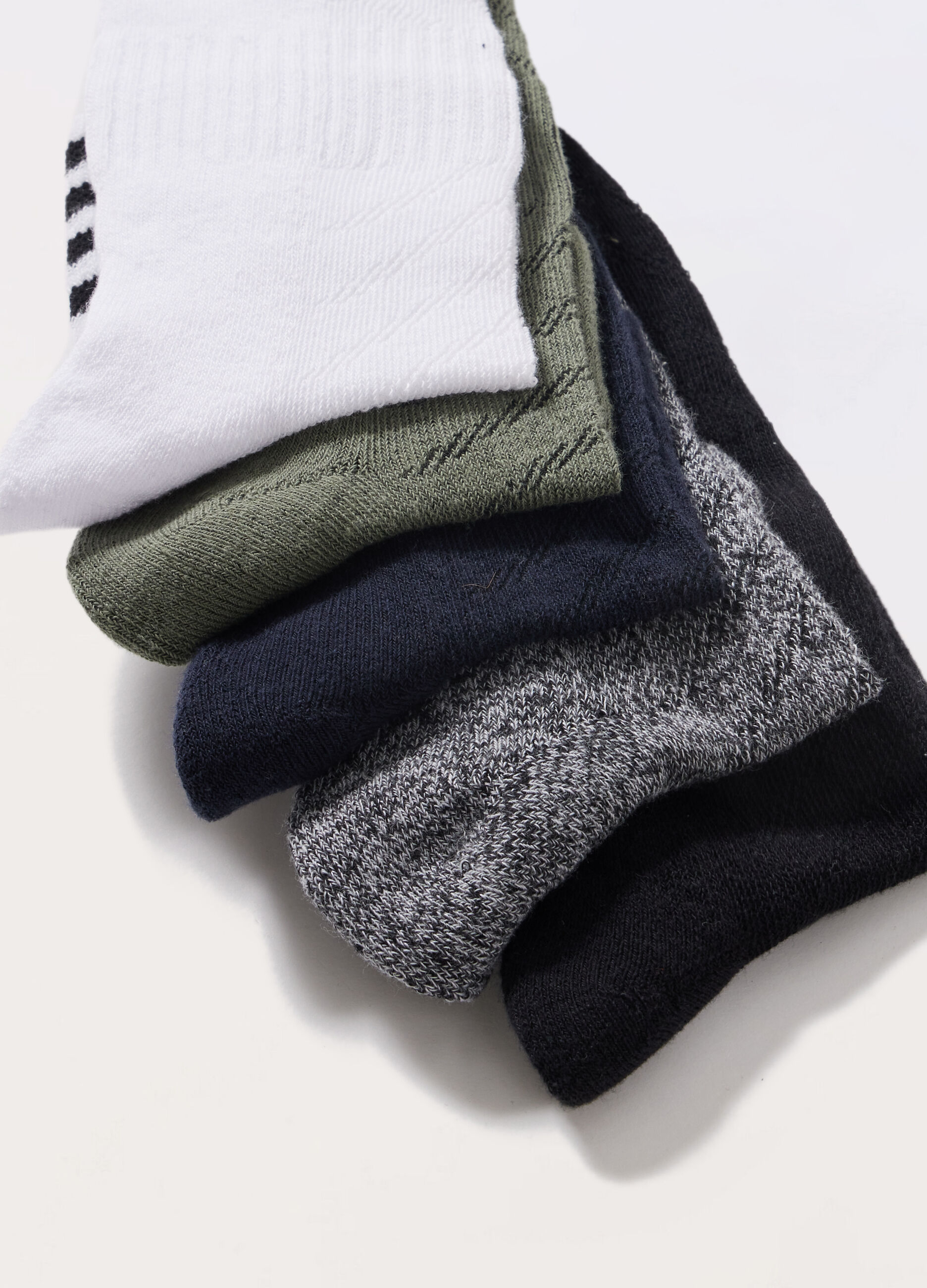 5 pack calzini sportivi in cotone stretch uomo_1