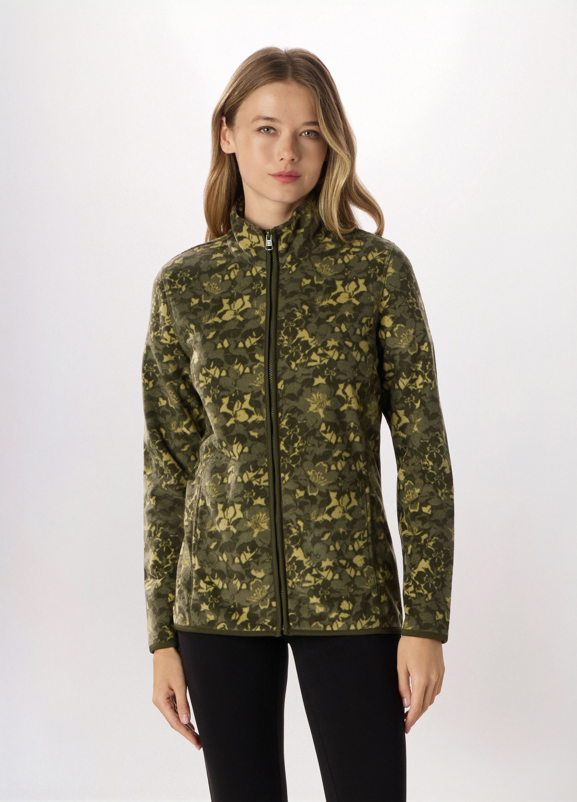 Felpa full zip in pile donna Holistic fitness_0