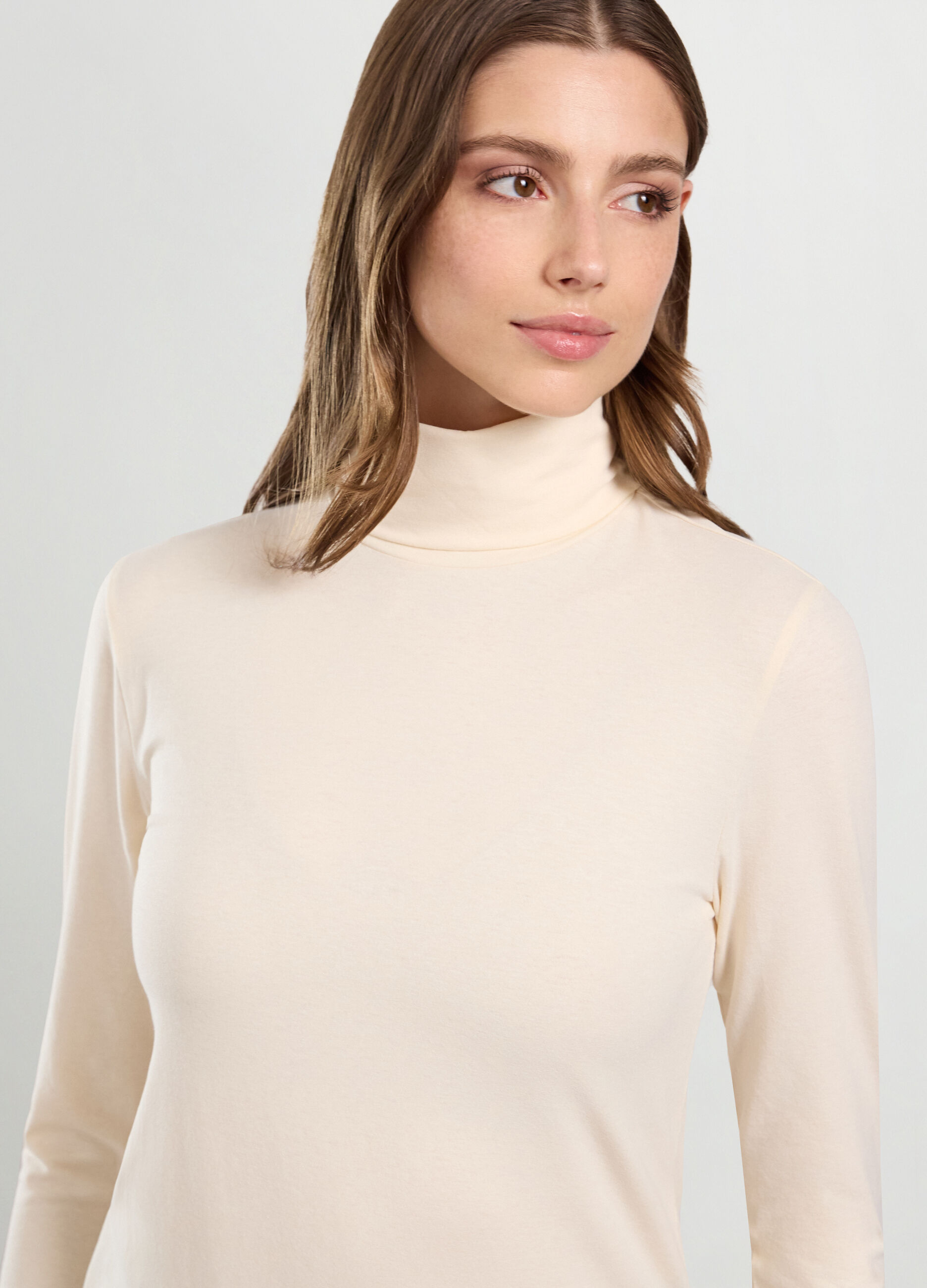 Lupetto in cotone stretch donna_2