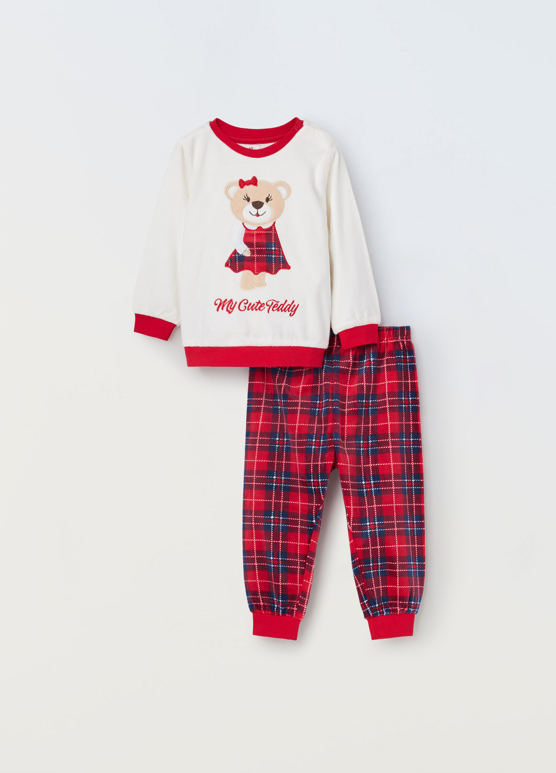 Set pigiama velour neonata_0