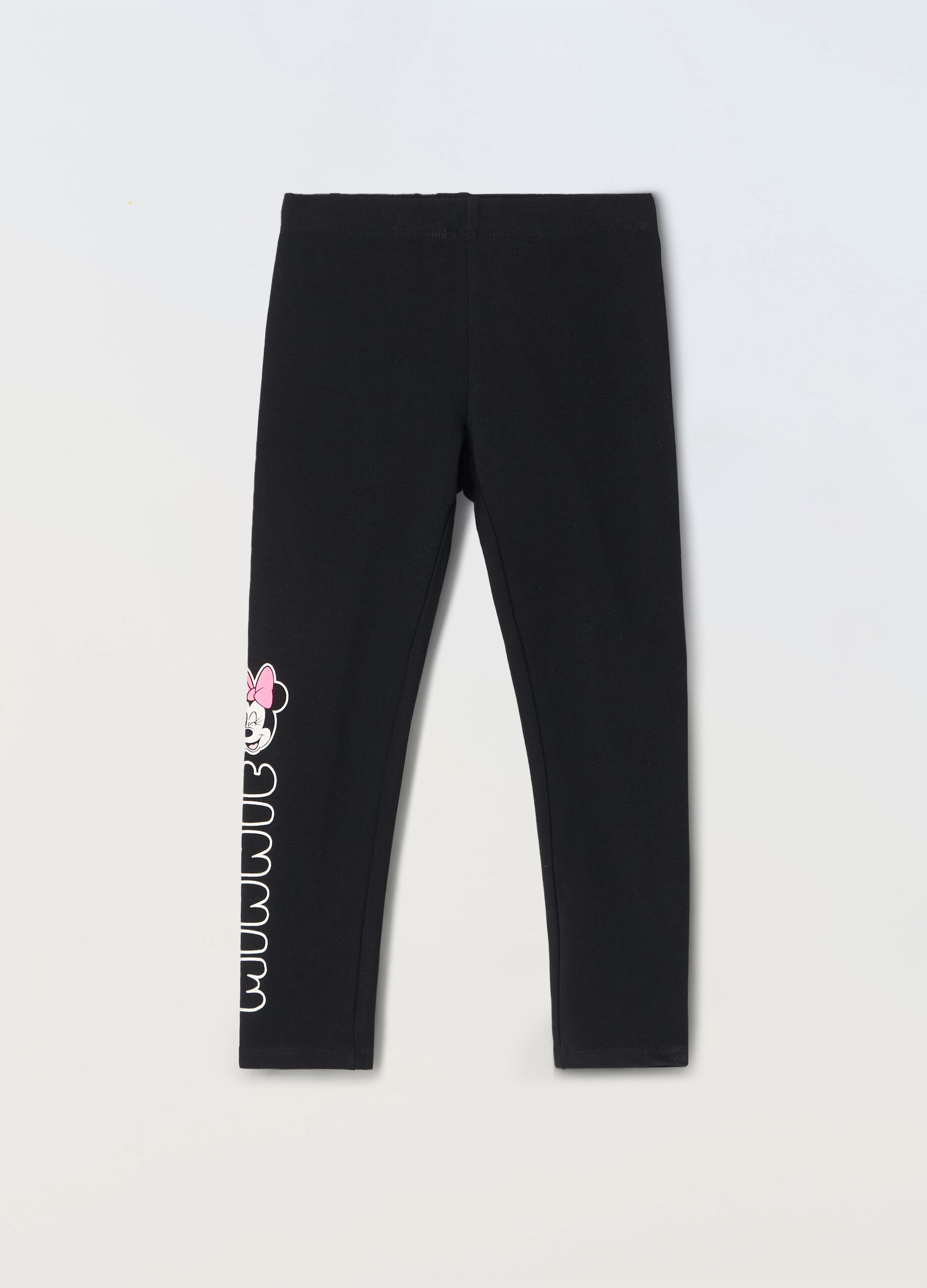 Leggings Minnie in french terry stretch bambina_0