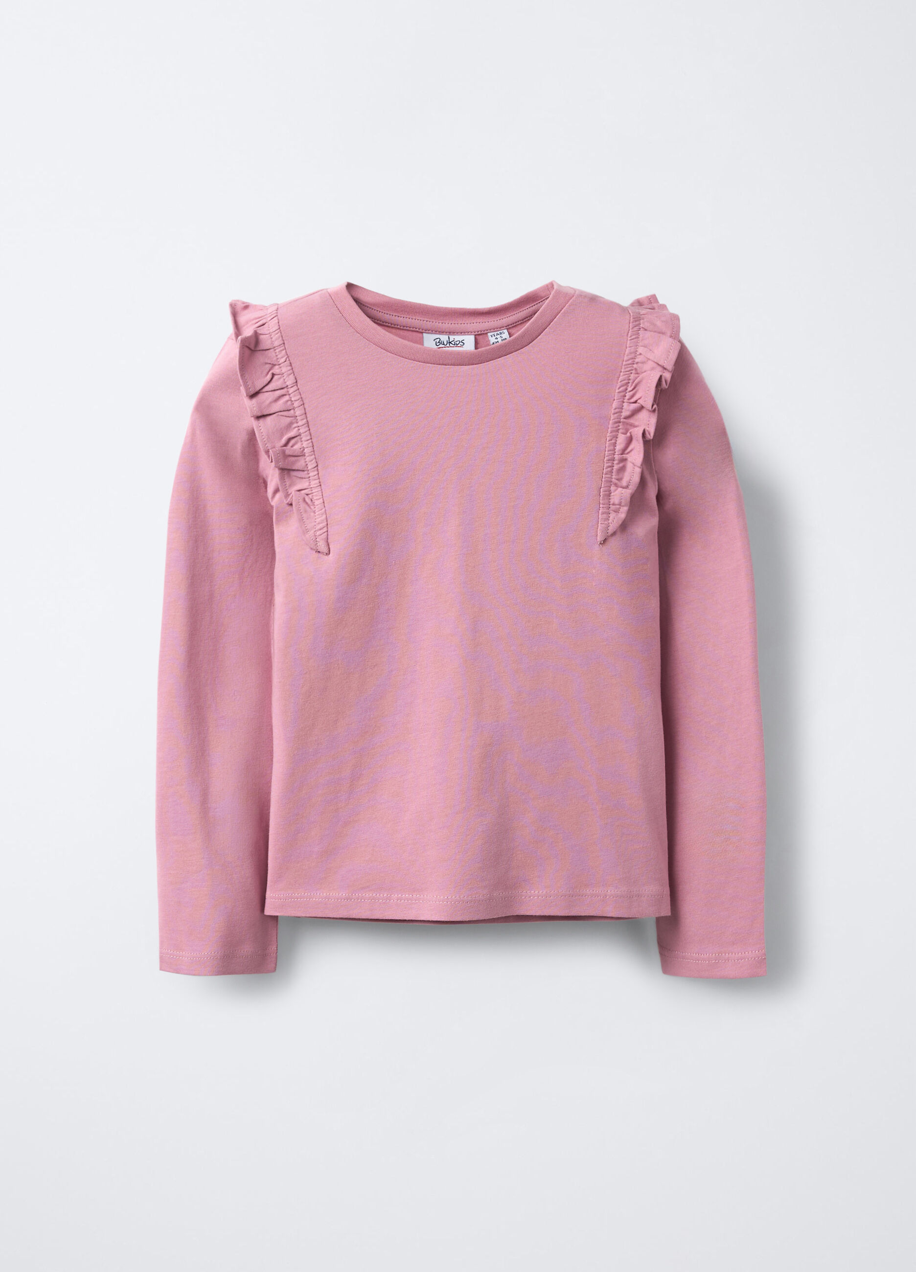 T-shirt in jersey di puro cotone bambina_0