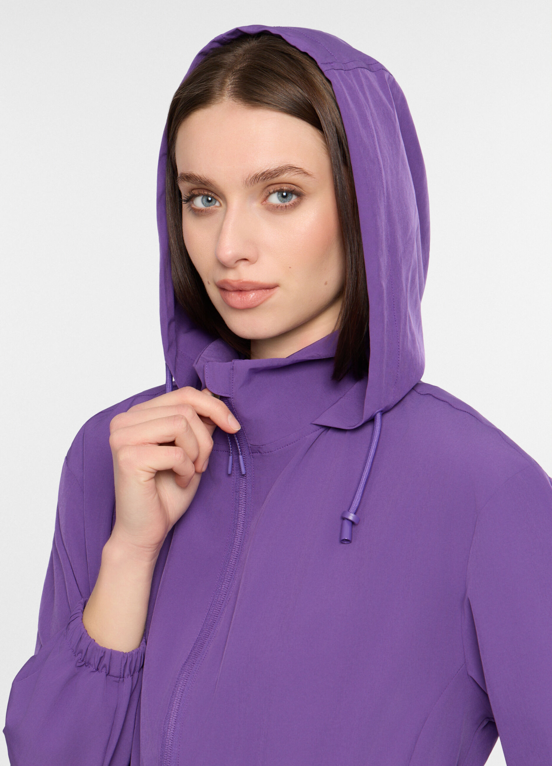 Giacca antipioggia con cappuccio donna_2