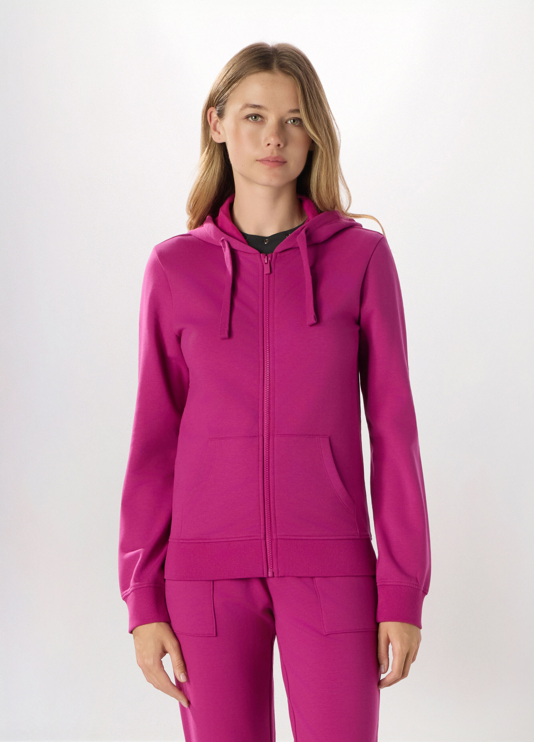 Felpa in misto cotone Holistic fitness donna_0