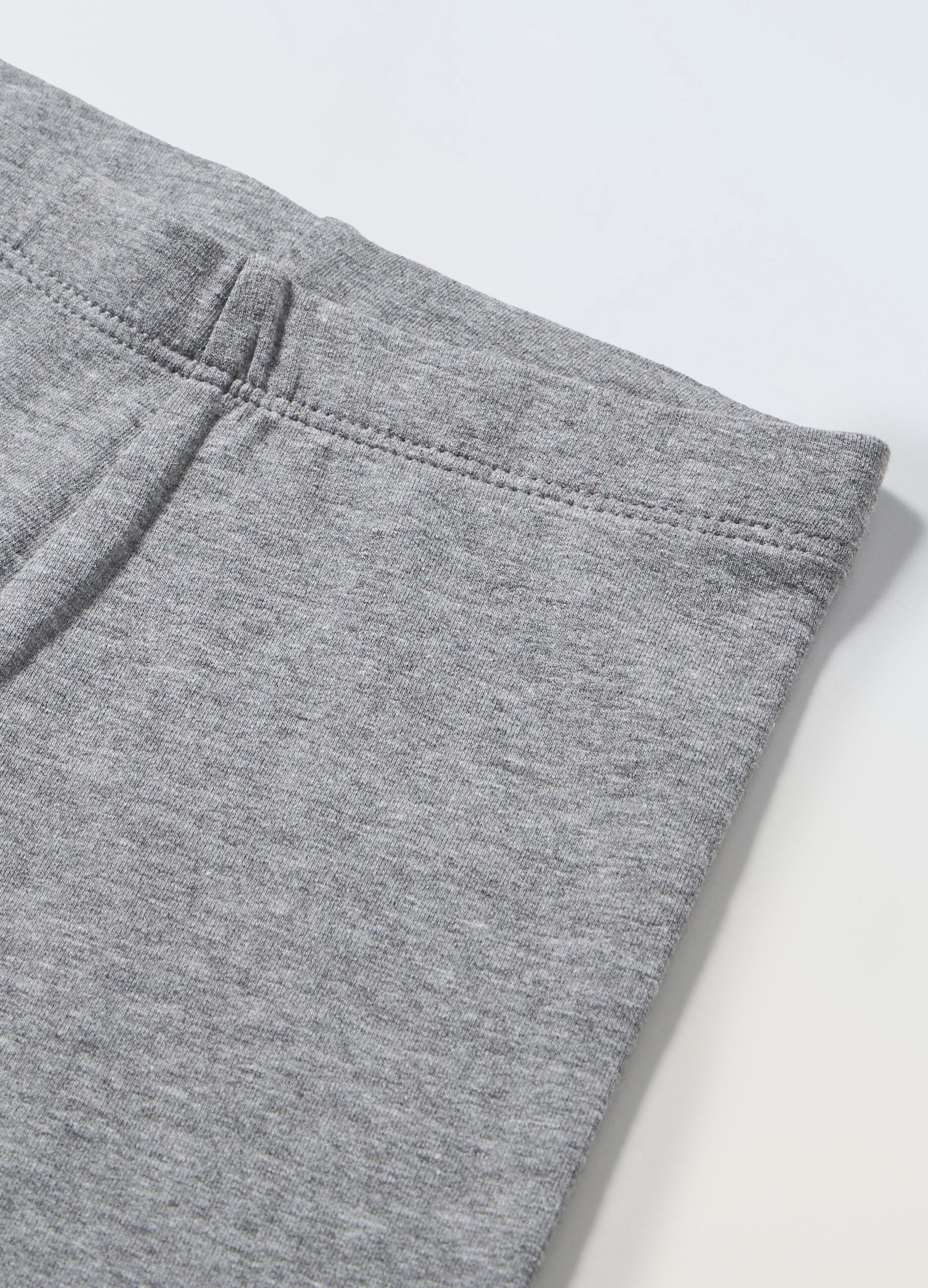 Leggings in french terry stretch bambina_1