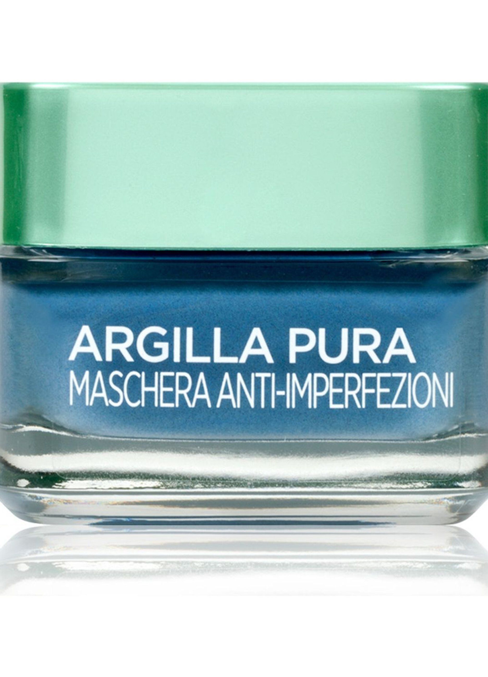 L'Oréal Paris Maschera per il Viso Argilla Pura, Azione Anti-Imperfezioni, Agisce sui Punti Neri e Ristringe Pori, con Alga Marina e 3 Argille Minerali, 50 ml.
