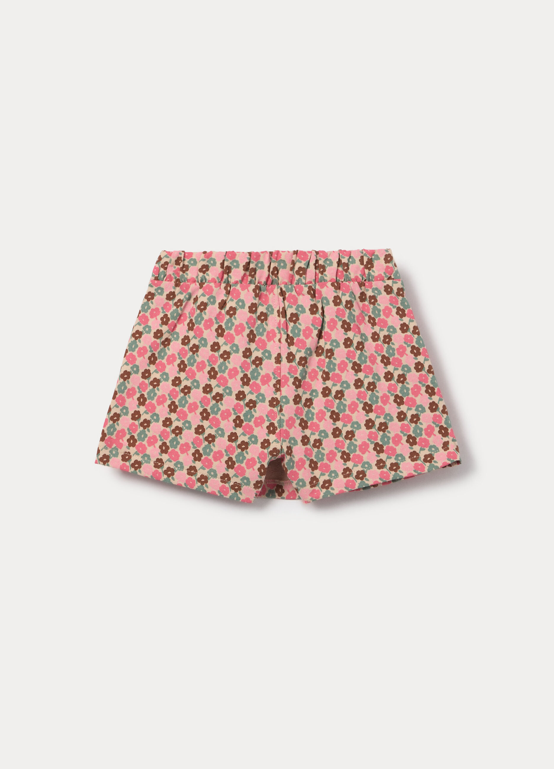 Gonna pantalone in french terry di cotone stretch bimba_2