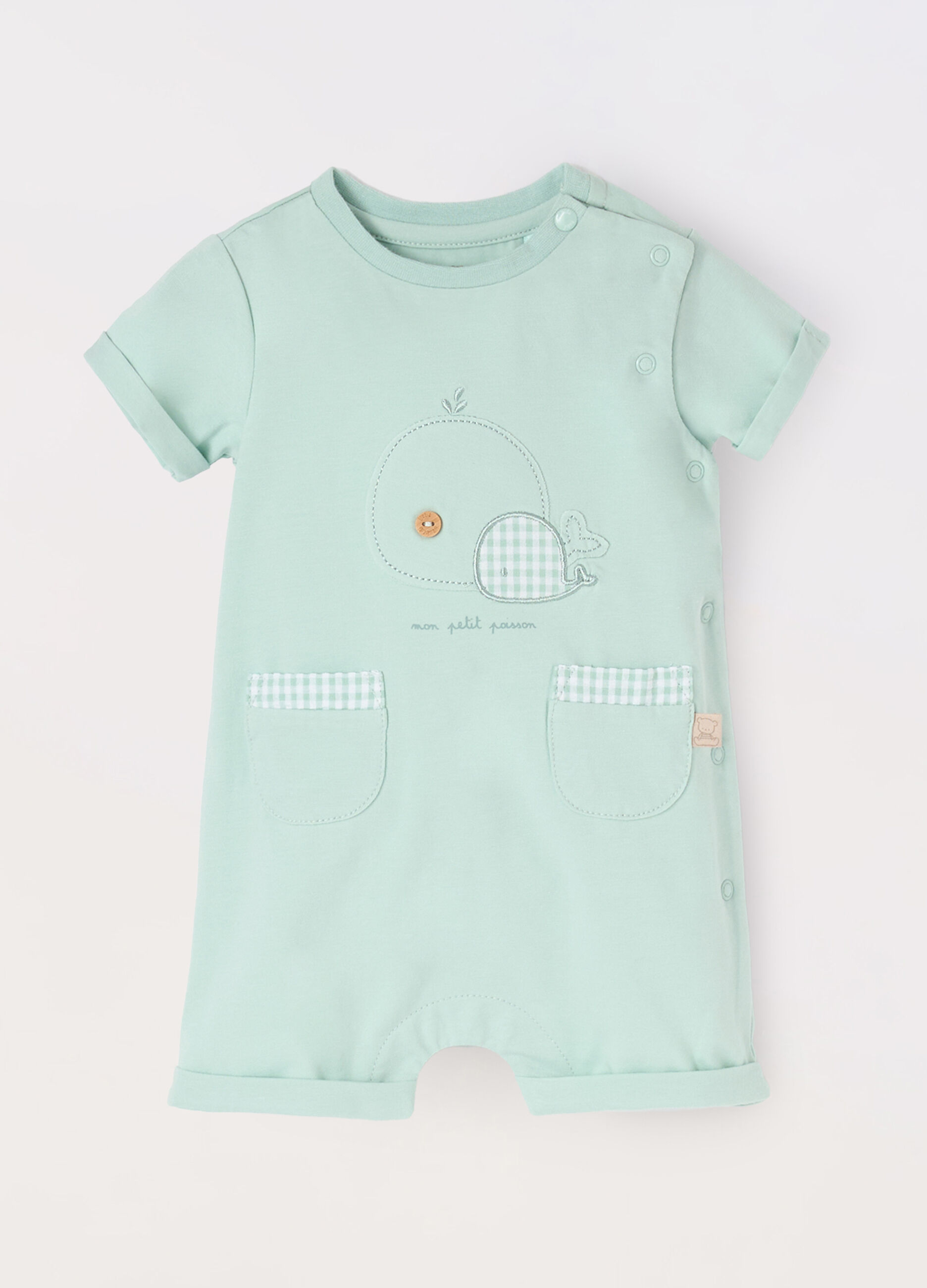 Tutina in cotone stretch neonato_0