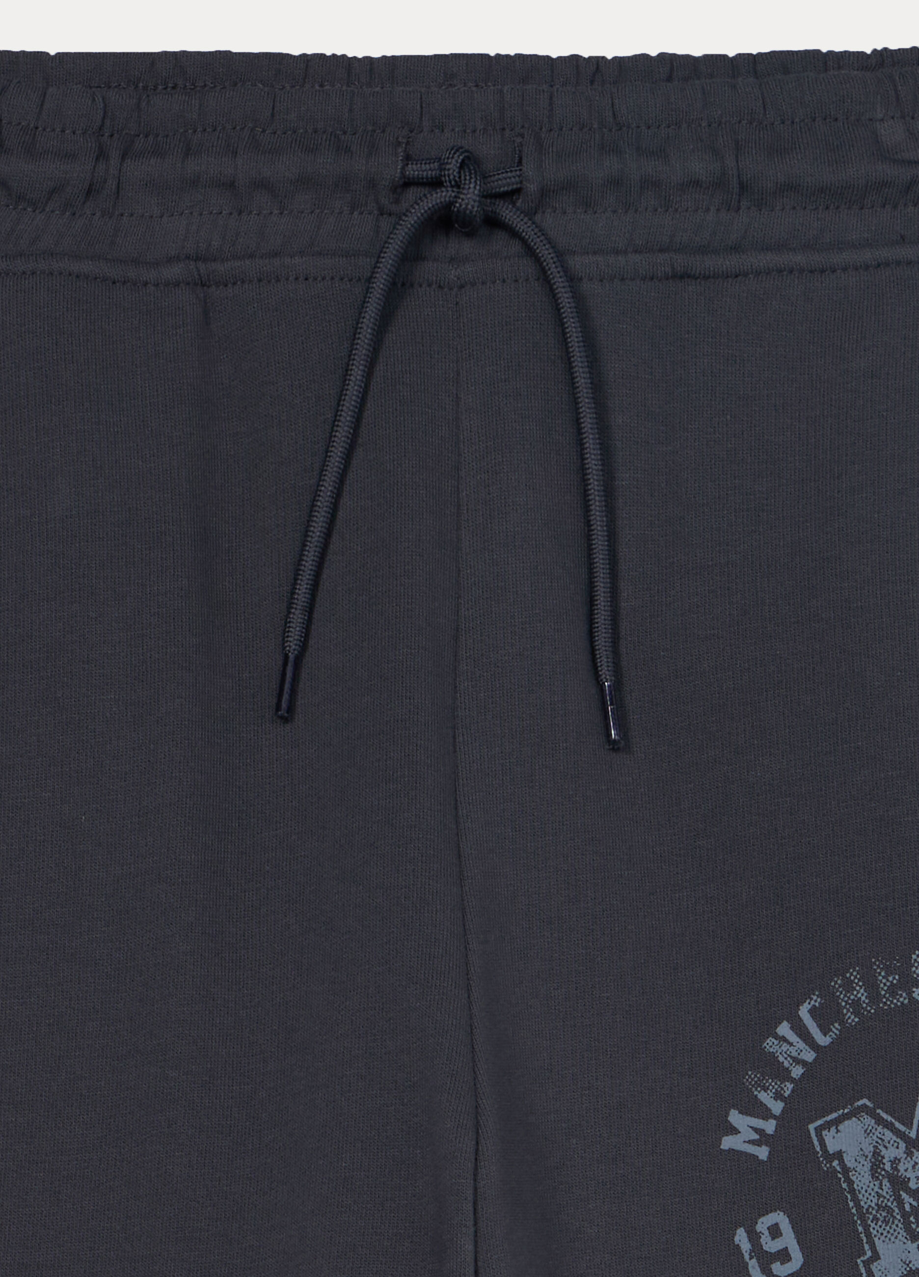 Jogger in french terry di puro cotone ragazzo_2