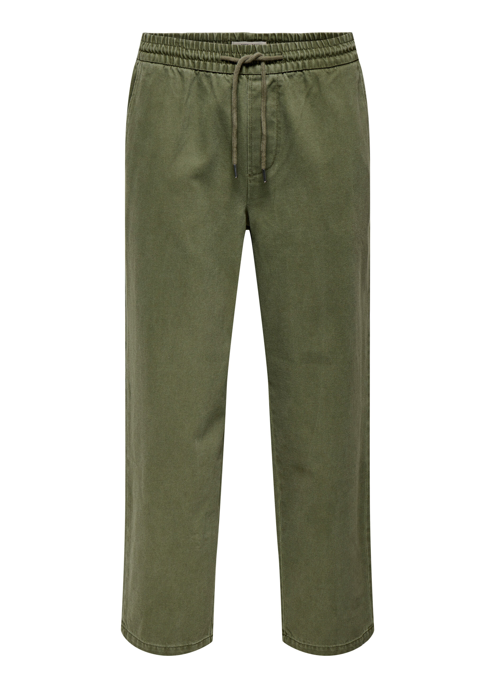 Pantalone baggy in twill uomo_5