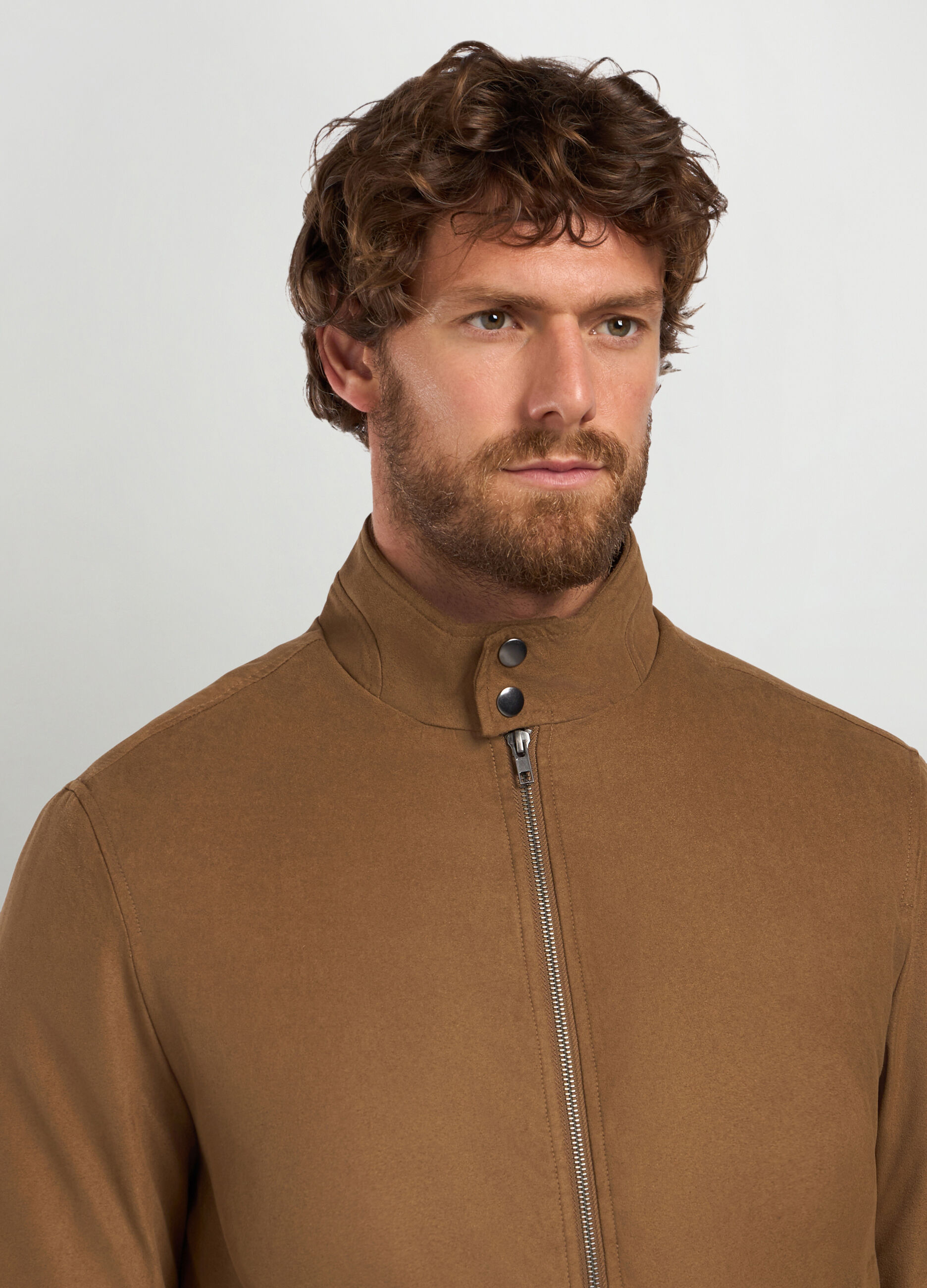 Giubbino in ECOpelle scamosciata uomo_2