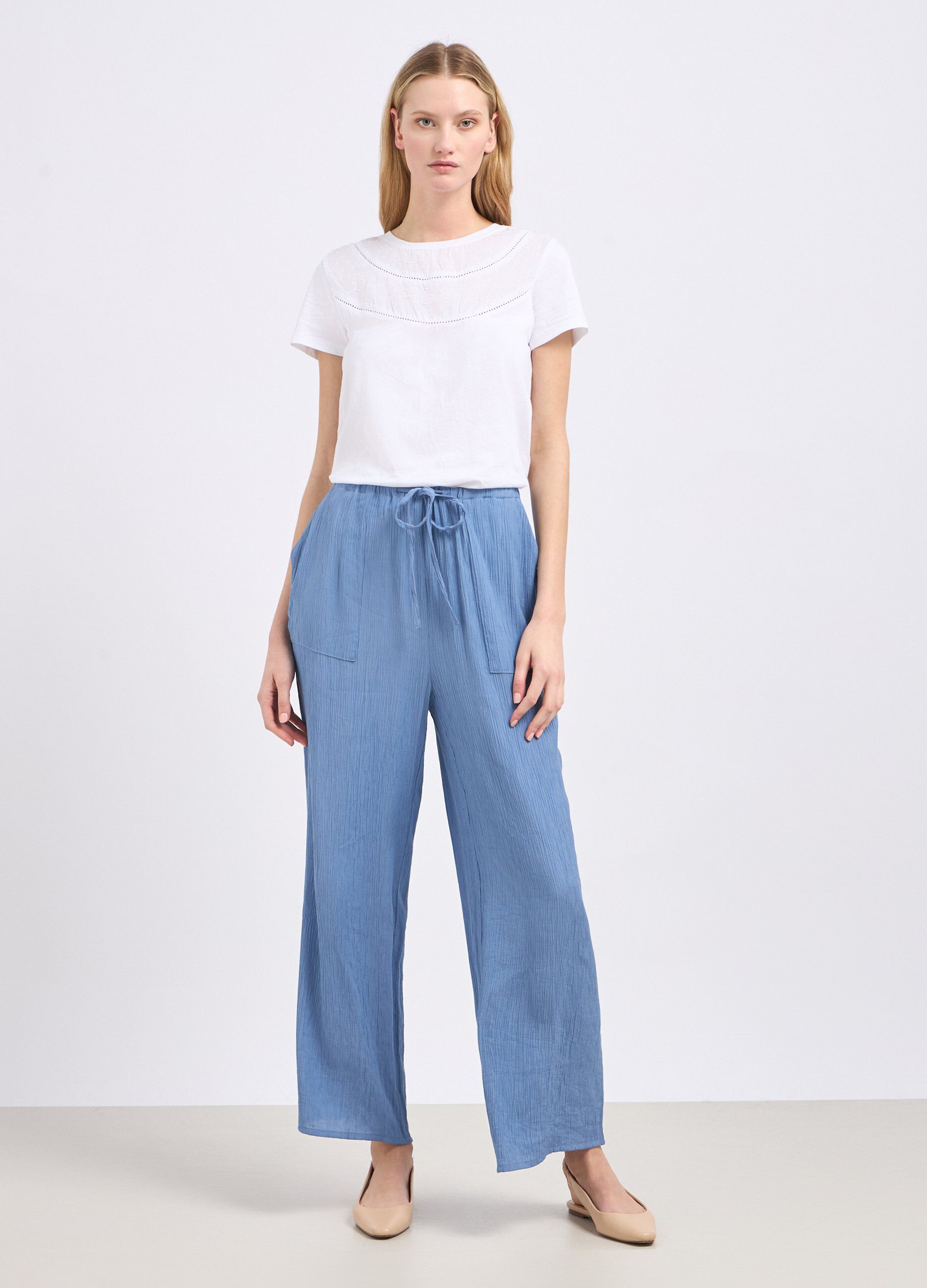 Joggers crêpe donna_0