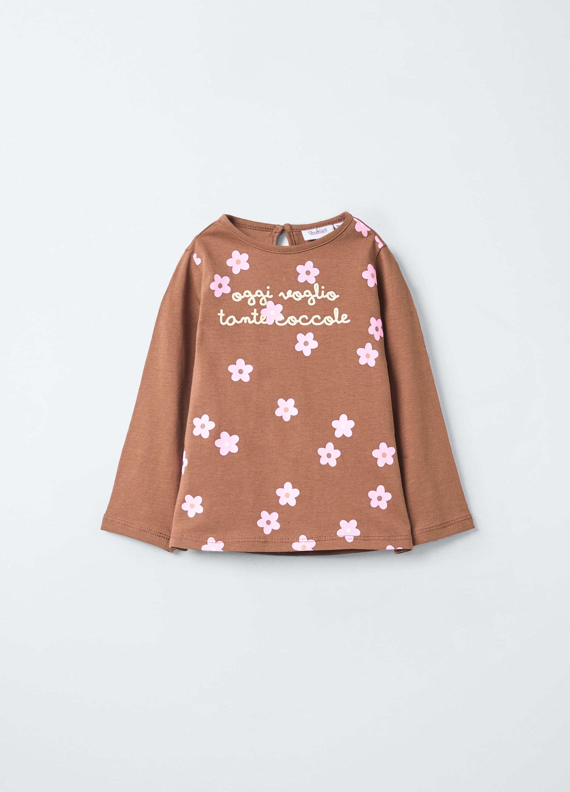 T-shirt in jersey di puro cotone bimba_0