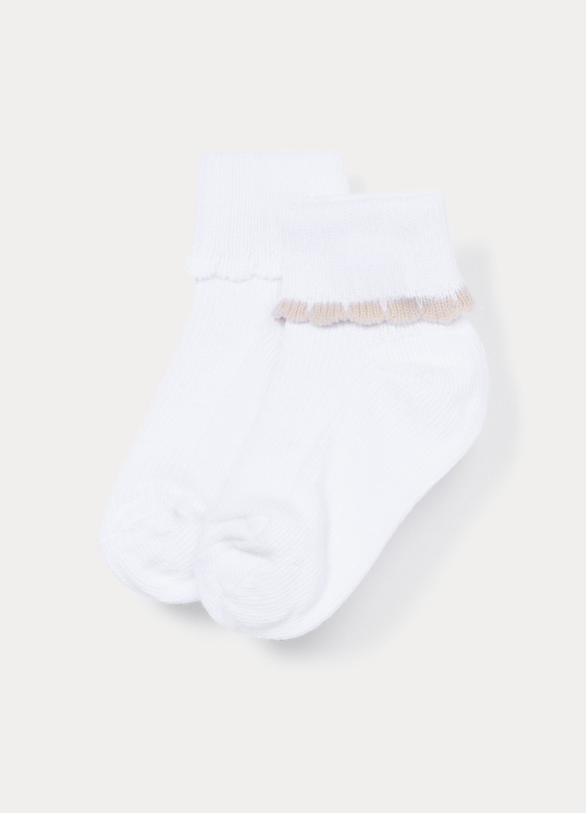 Pack 2 calze corte in cotone stretch_1