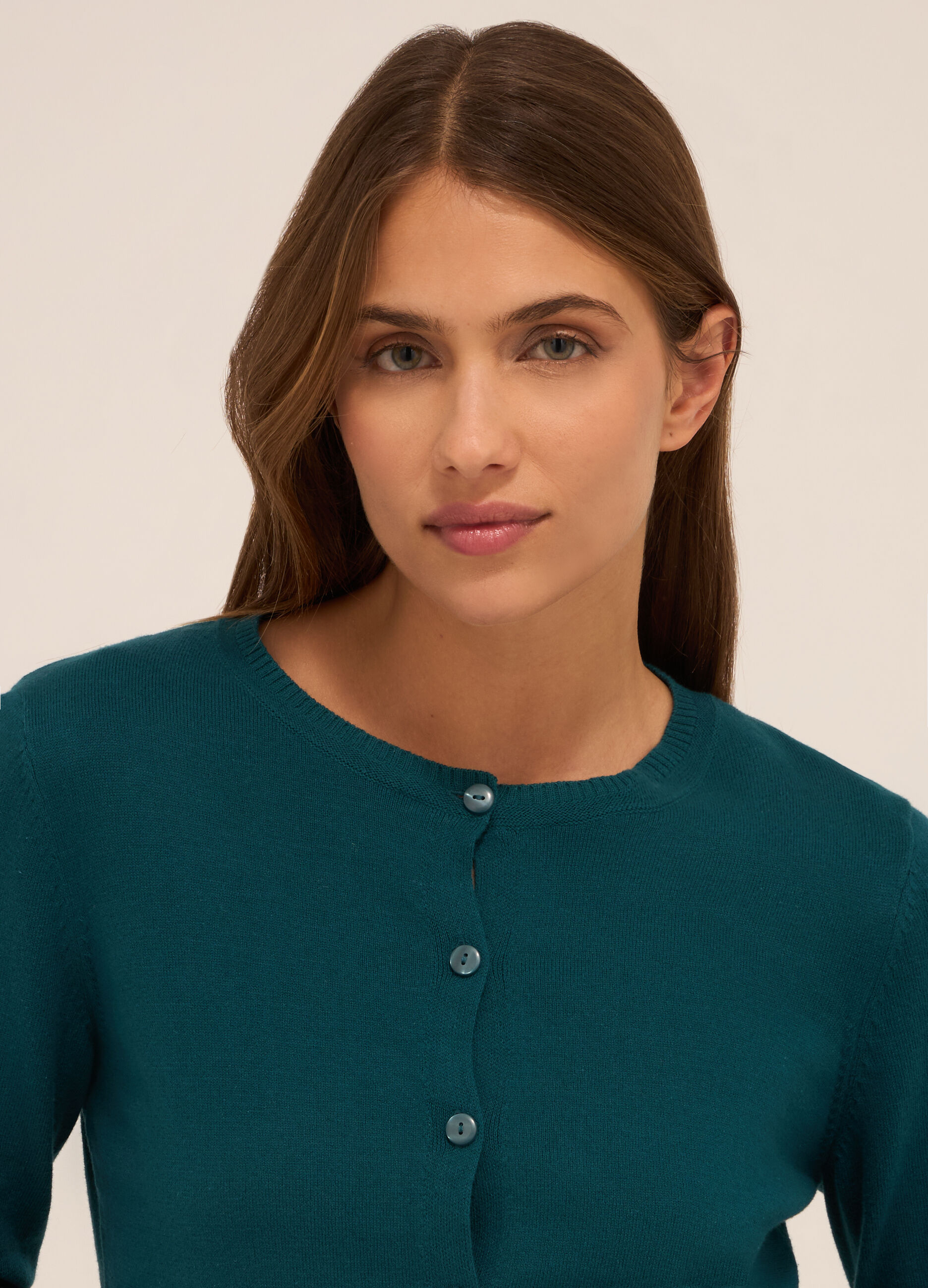 Cardigan in puro cotone donna