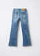 Pantaloni in denim di cotone stretch Flare Fit ragazza_1