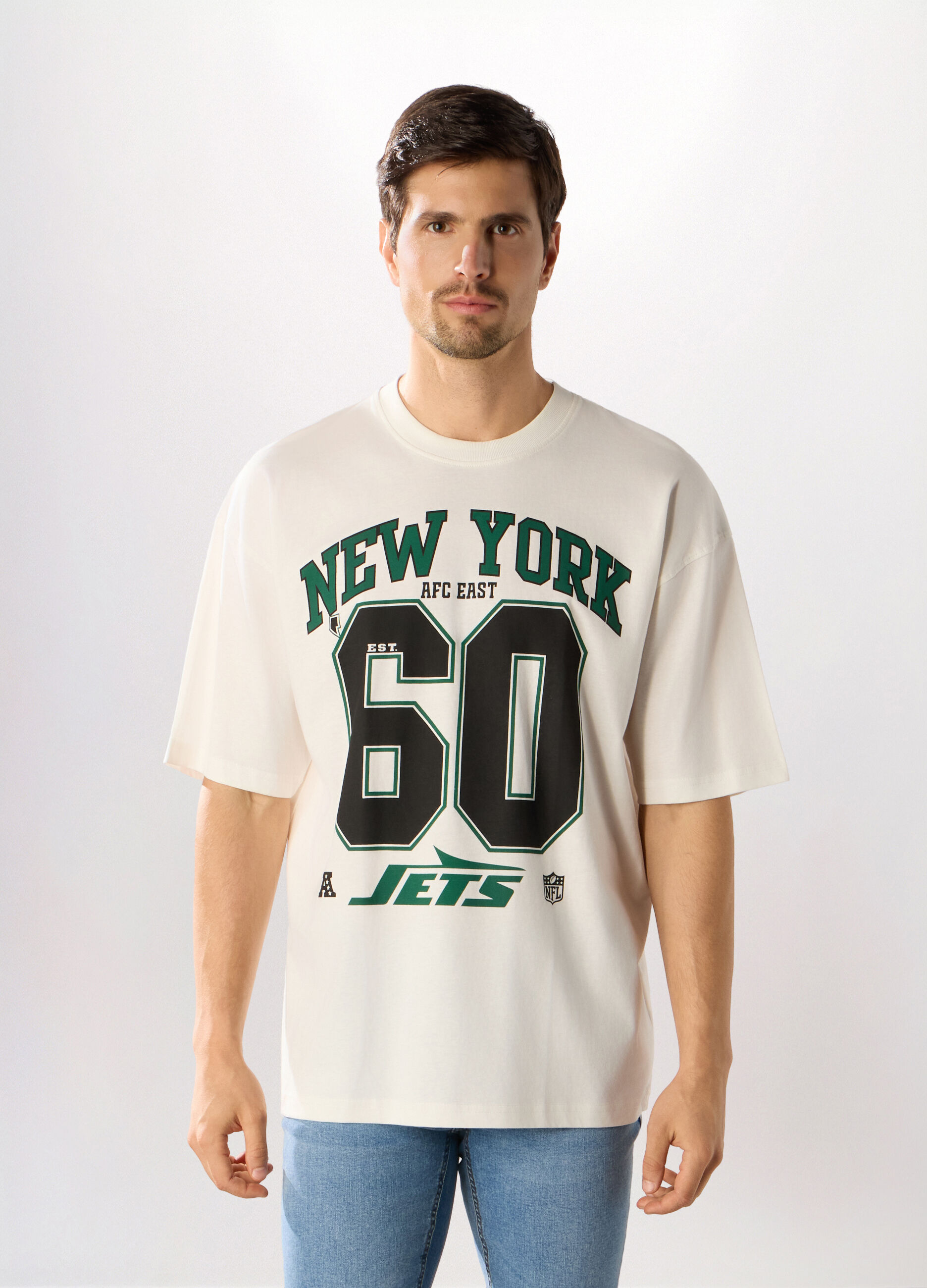 T-shirt girocollo NFL New York Jets uomo_0