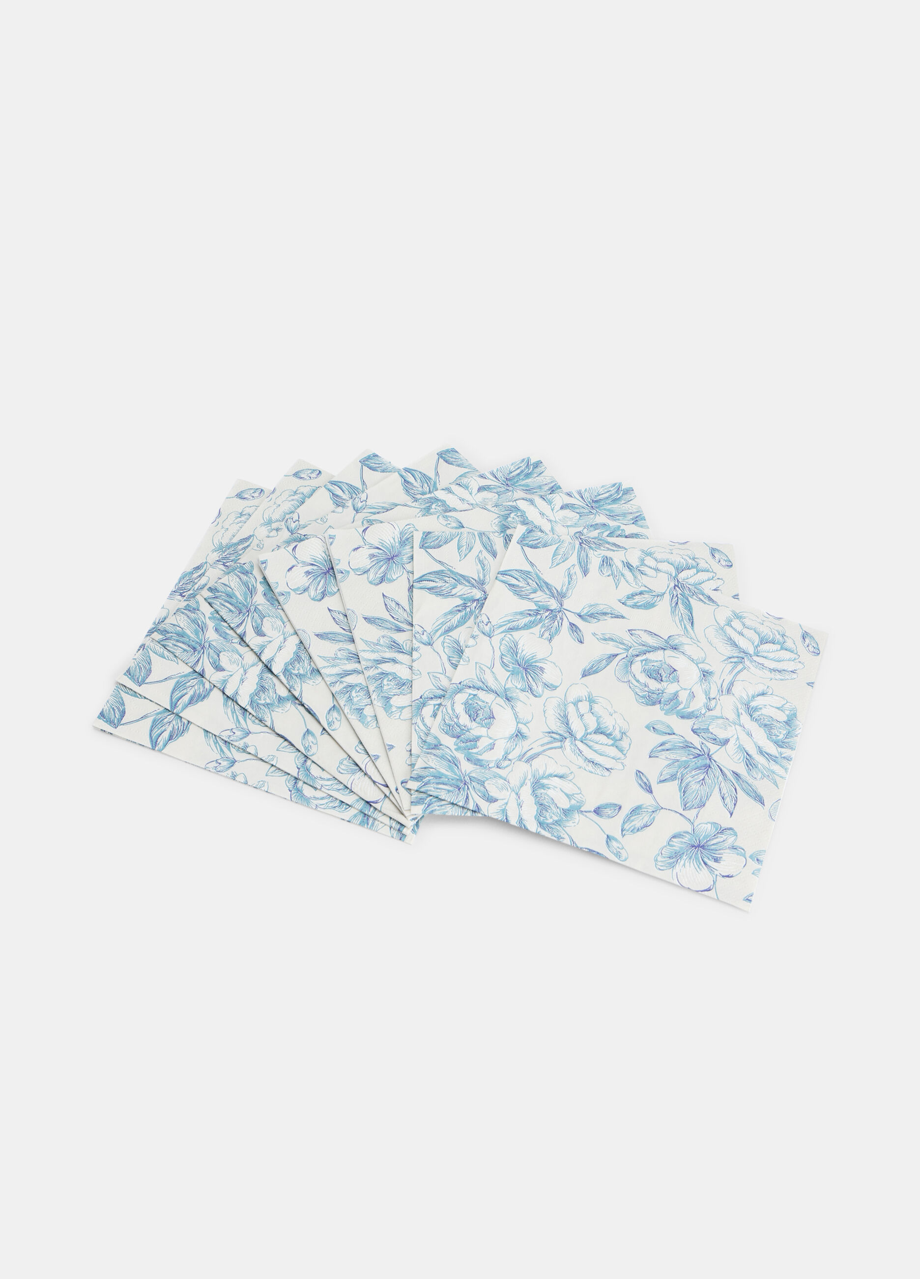 20 pack tovaglioli di carta a fiori Made in Italy_0