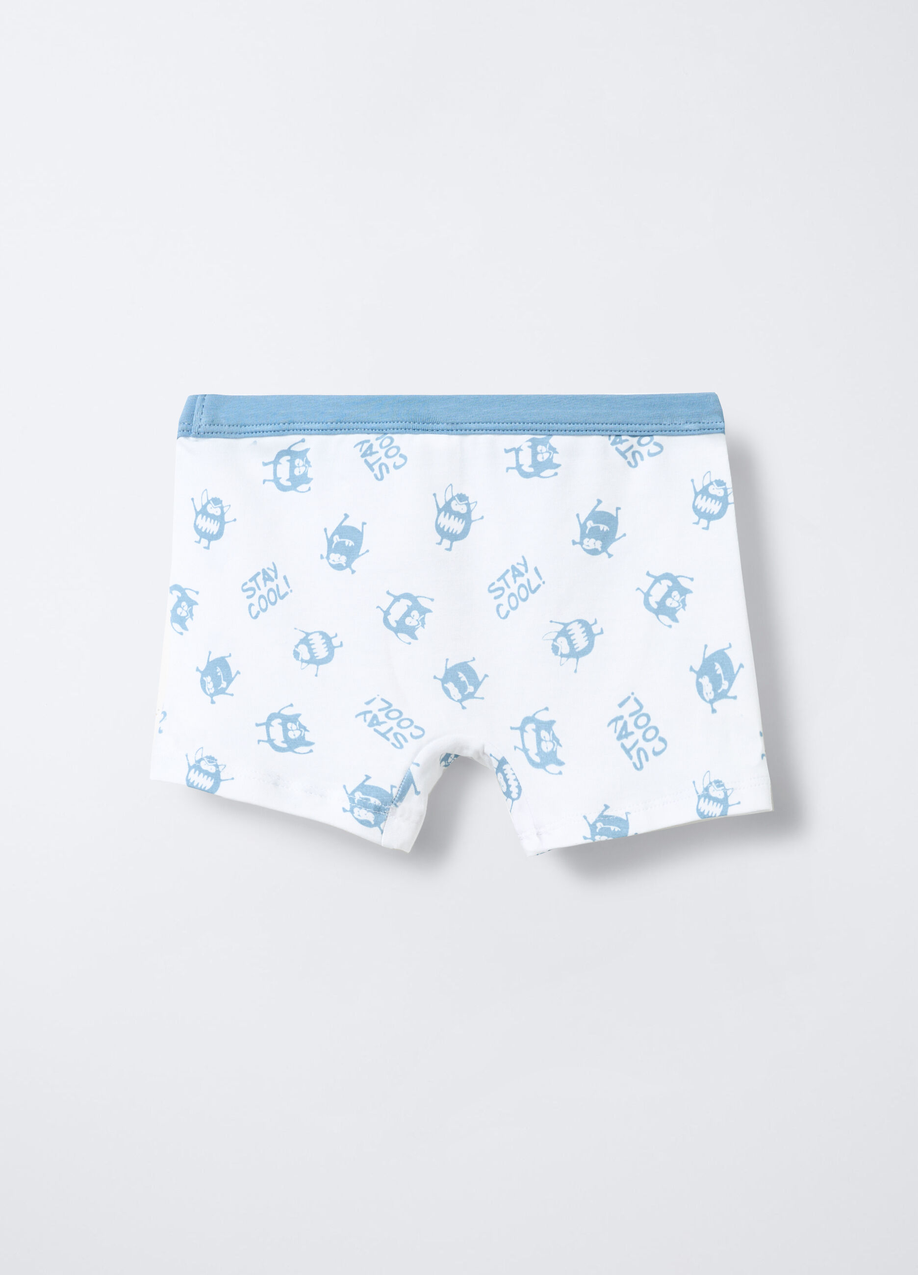 Boxer in jersey di cotone stretch bambino_1