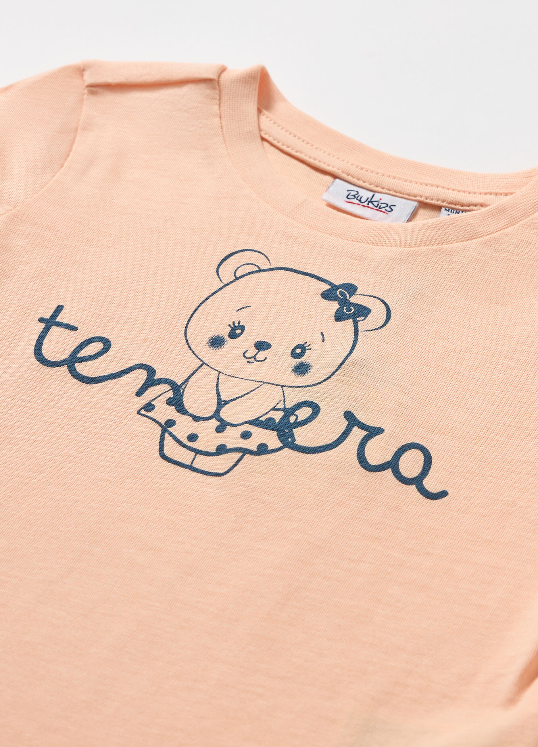 T-shirt in jersey di puro cotone neonata_1