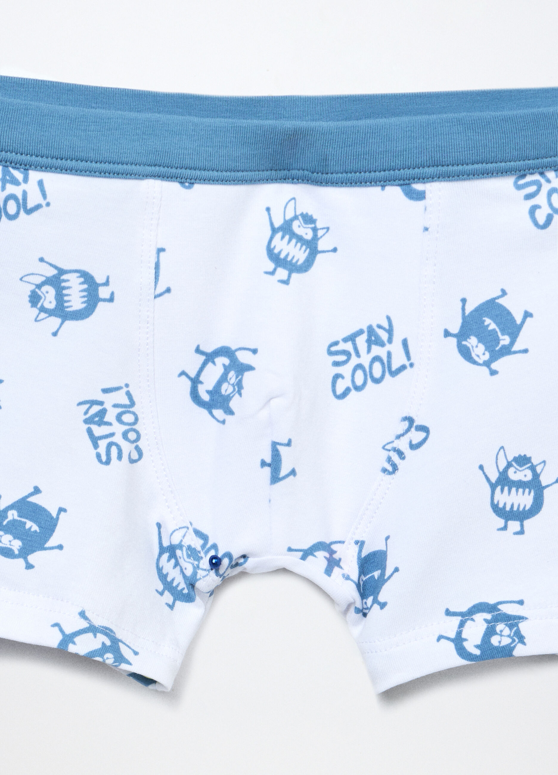Boxer in jersey di cotone stretch bambino_2