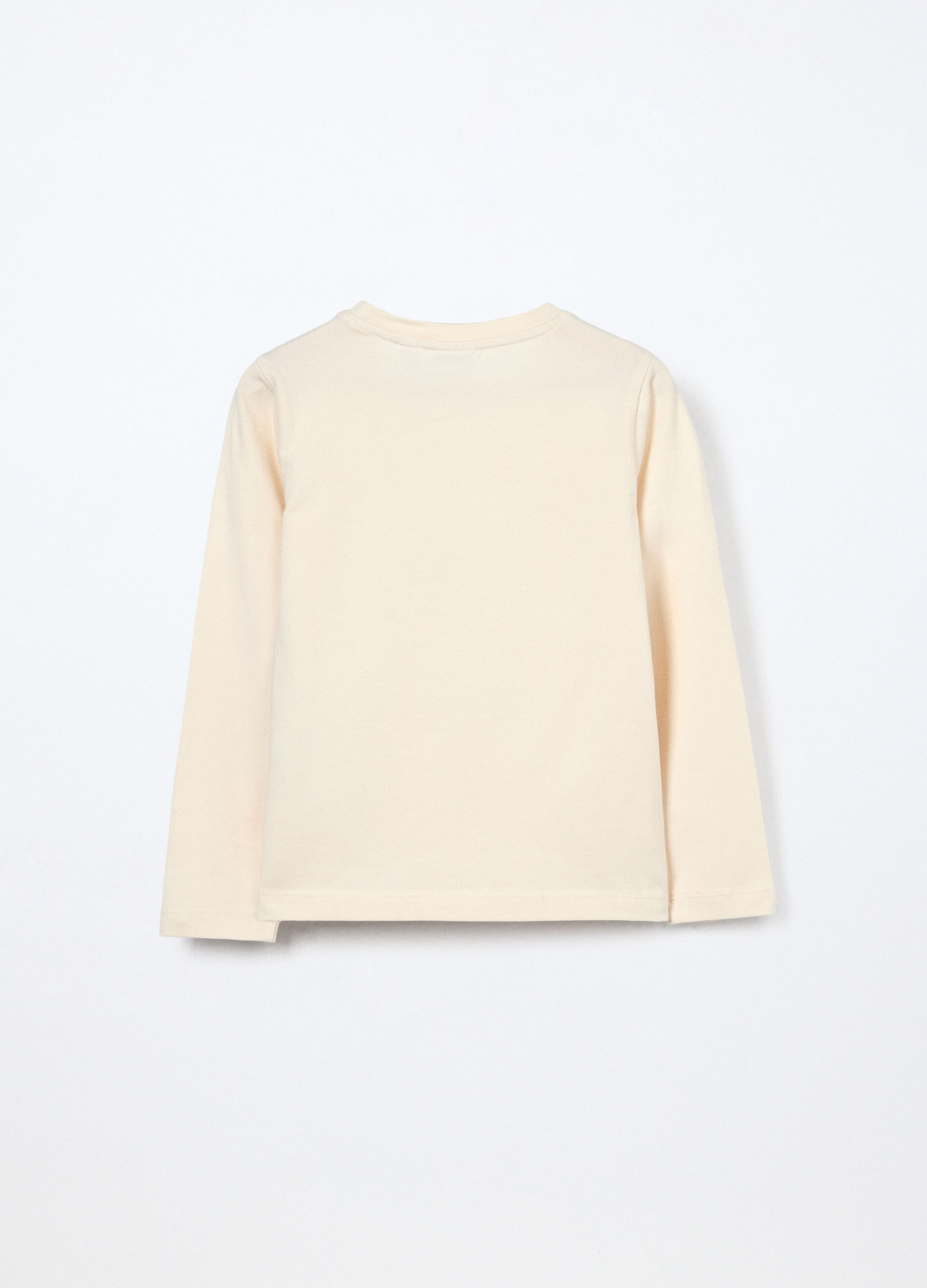 T-shirt in jersey di cotone stretch bambina_2
