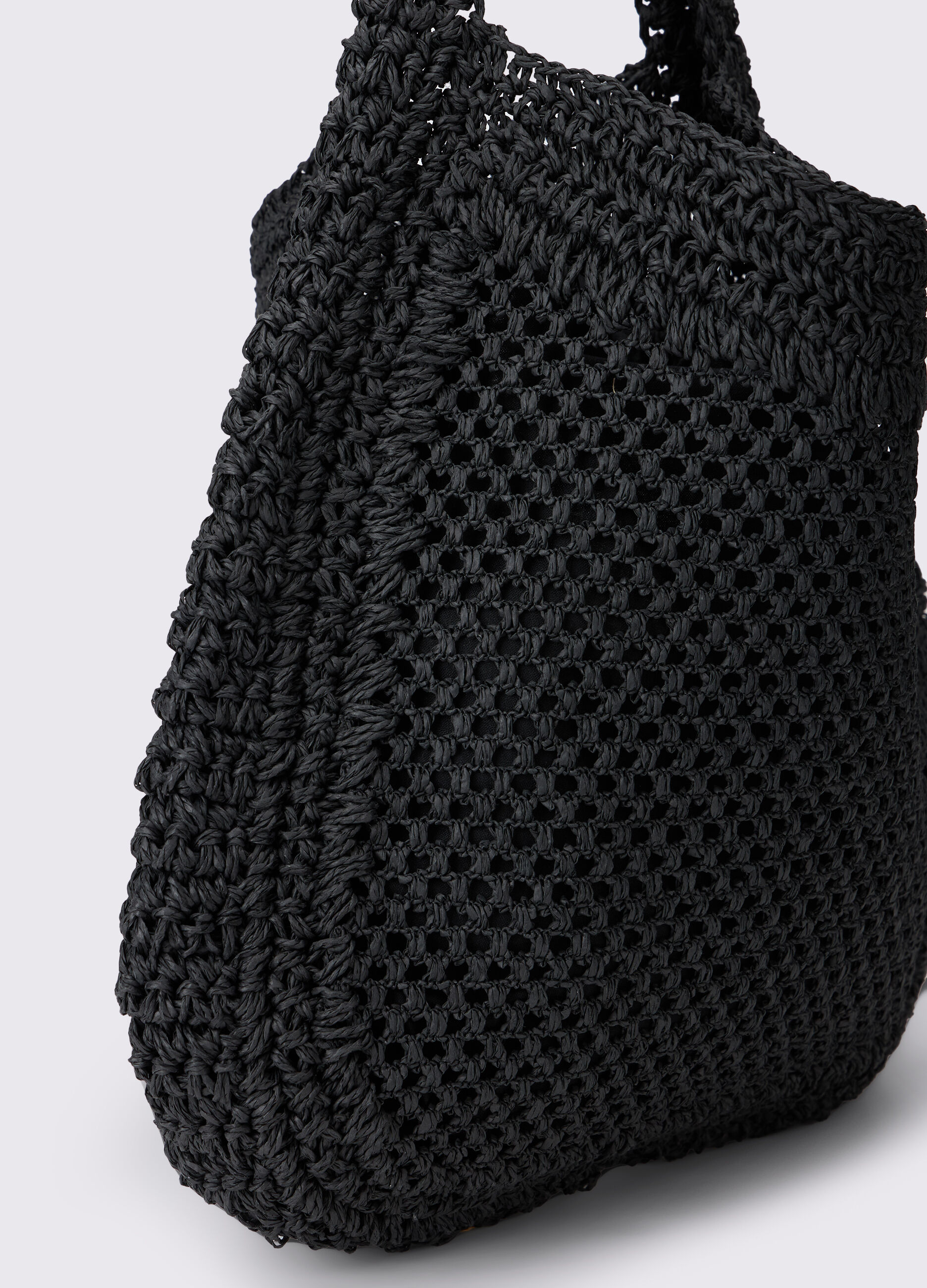 Borsa a secchiello in carta tessile donna_2