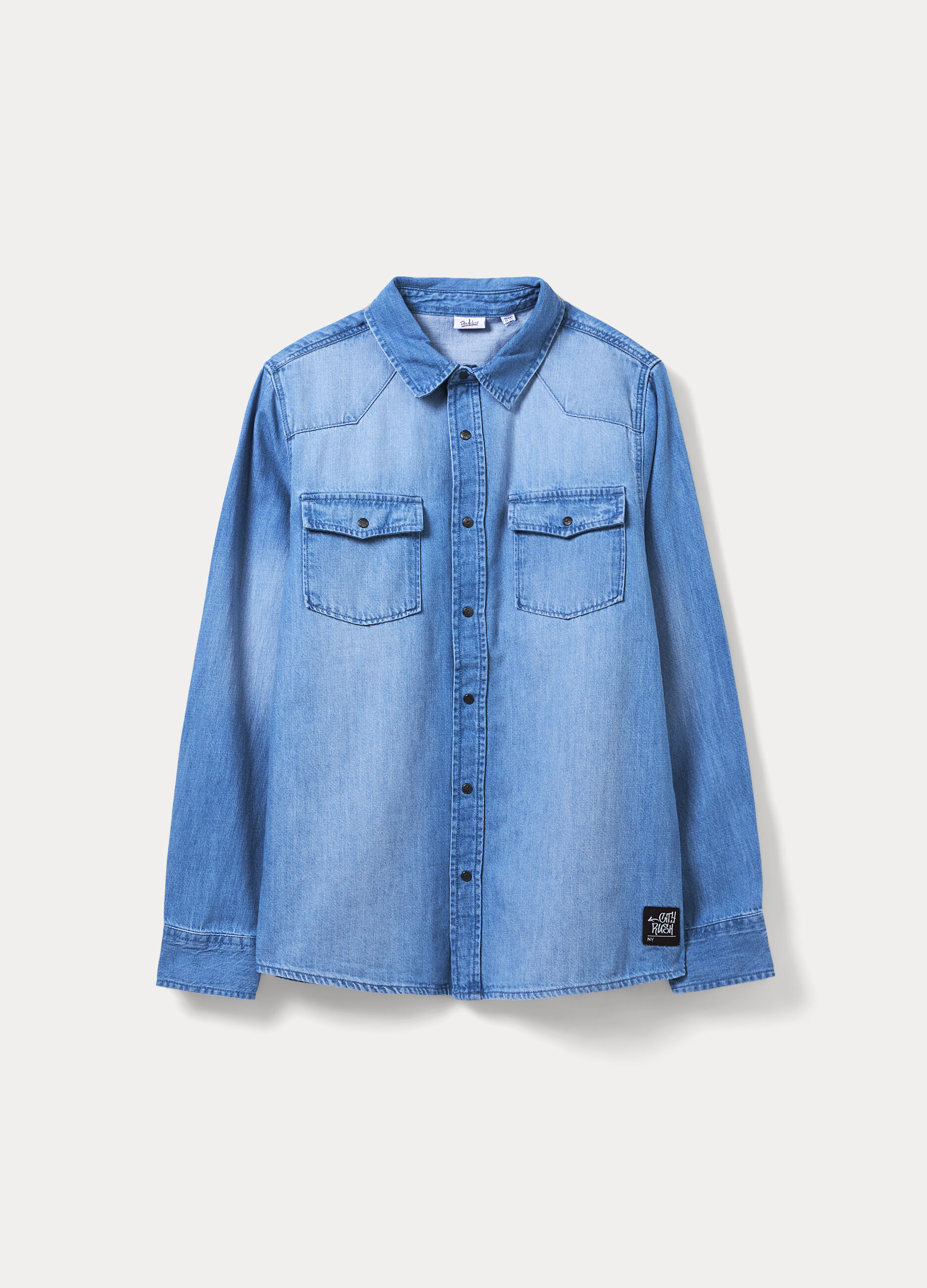 Camicia regular fit con colletto alla francese ragazzo_0