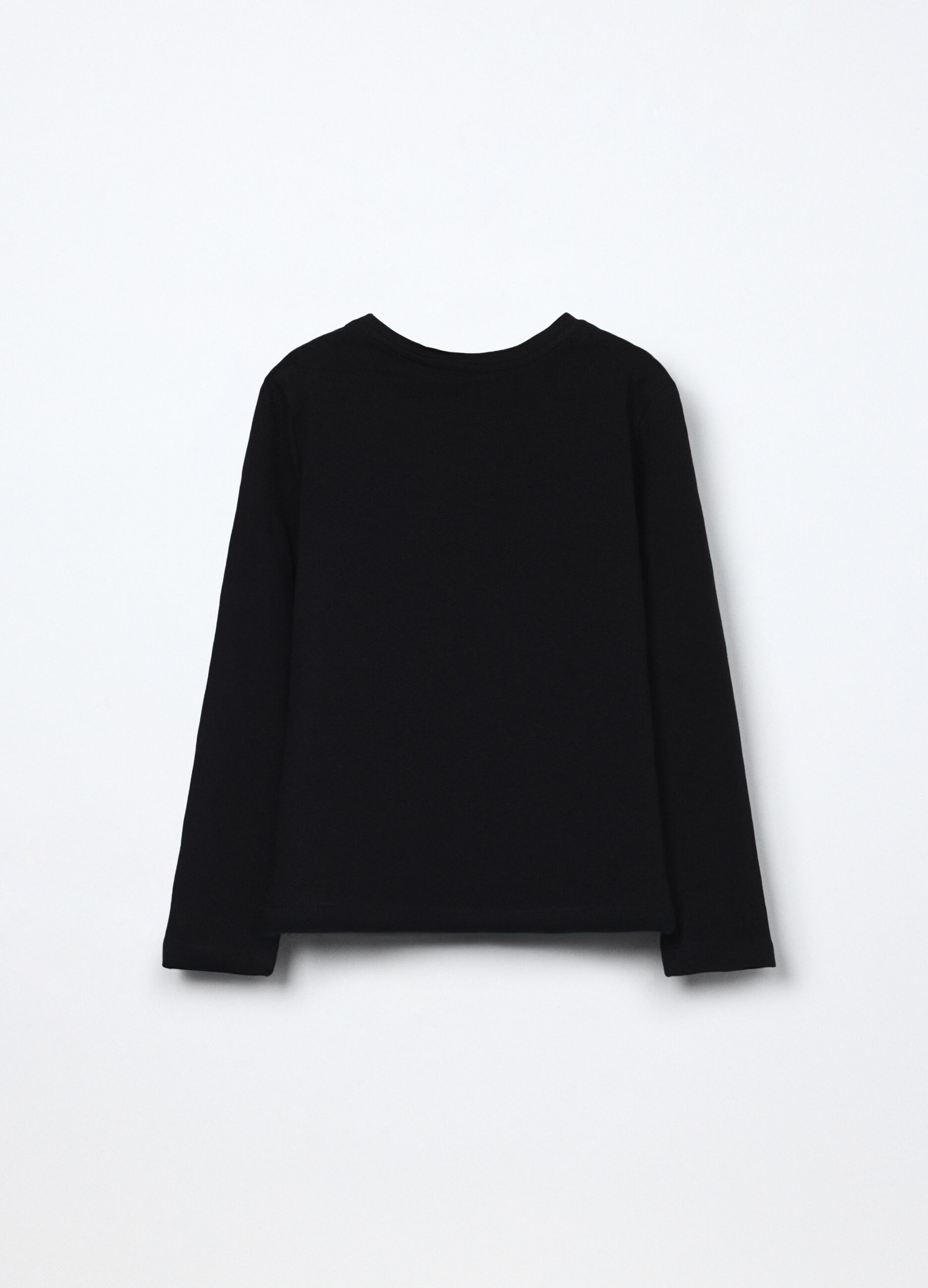T-shirt in jersey di cotone stretch bambina_1