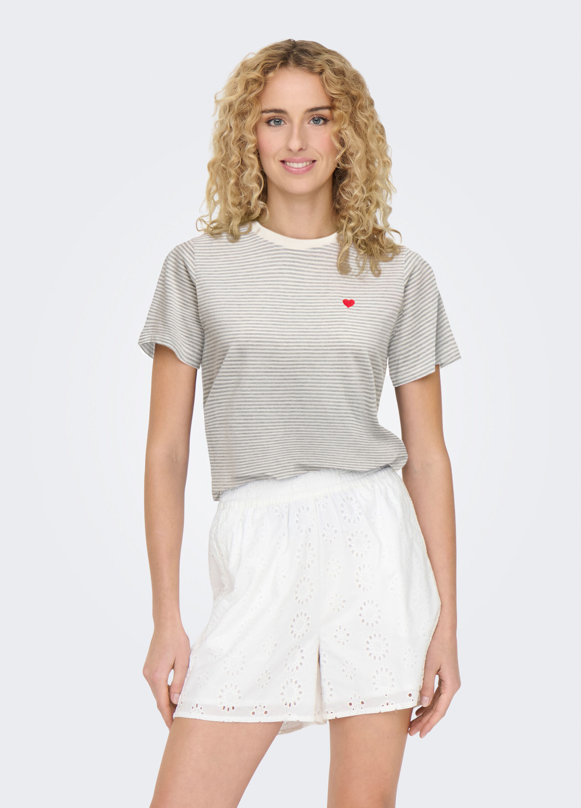 T-shirt a righe donna_2