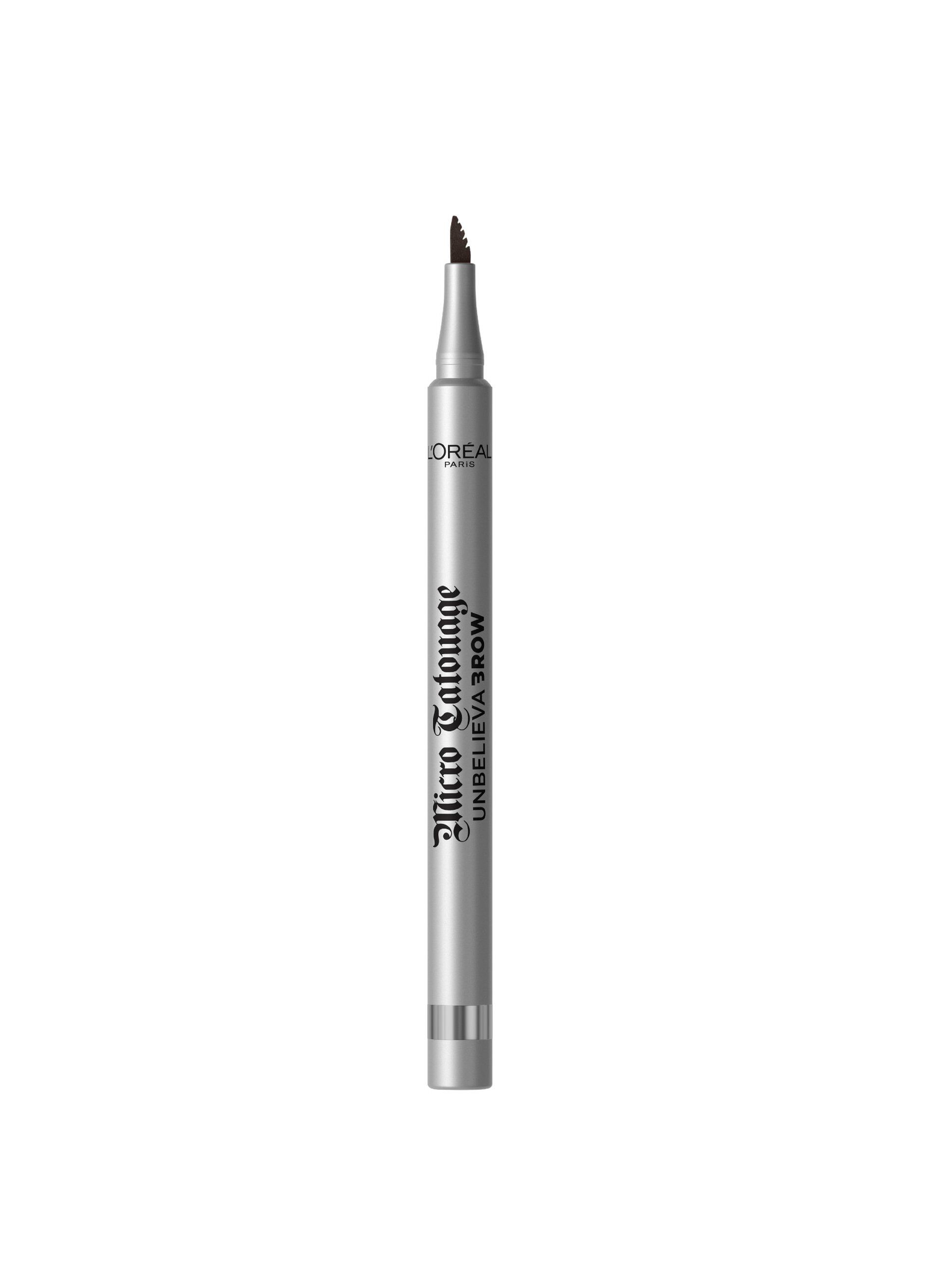 L'Oréal Paris Unbelievabrow Micro Tatouage, Pennarello per Sopracciglia, Effetto microblading, Ebony (109)._1