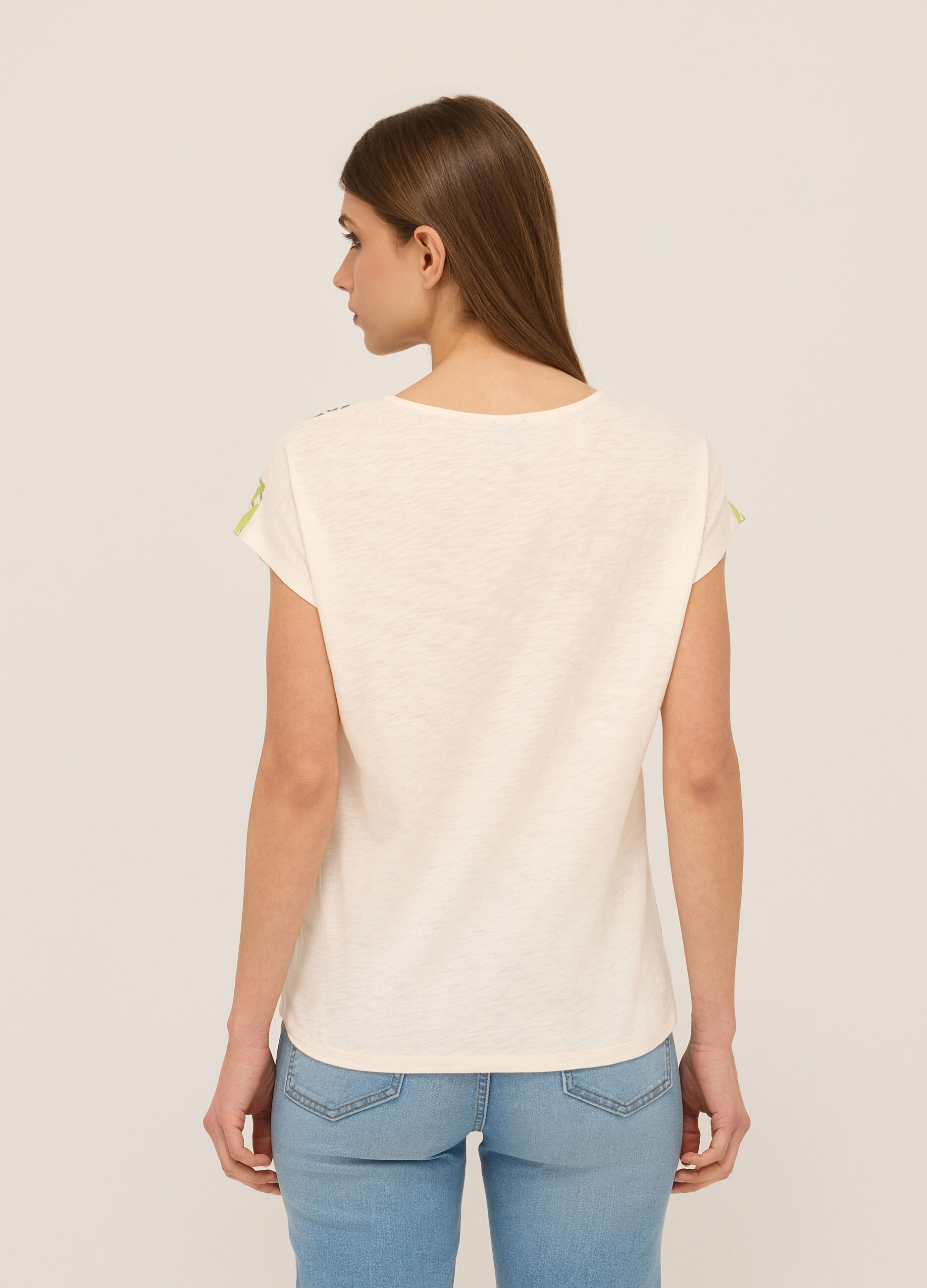 T-shirt con stampa donna_1