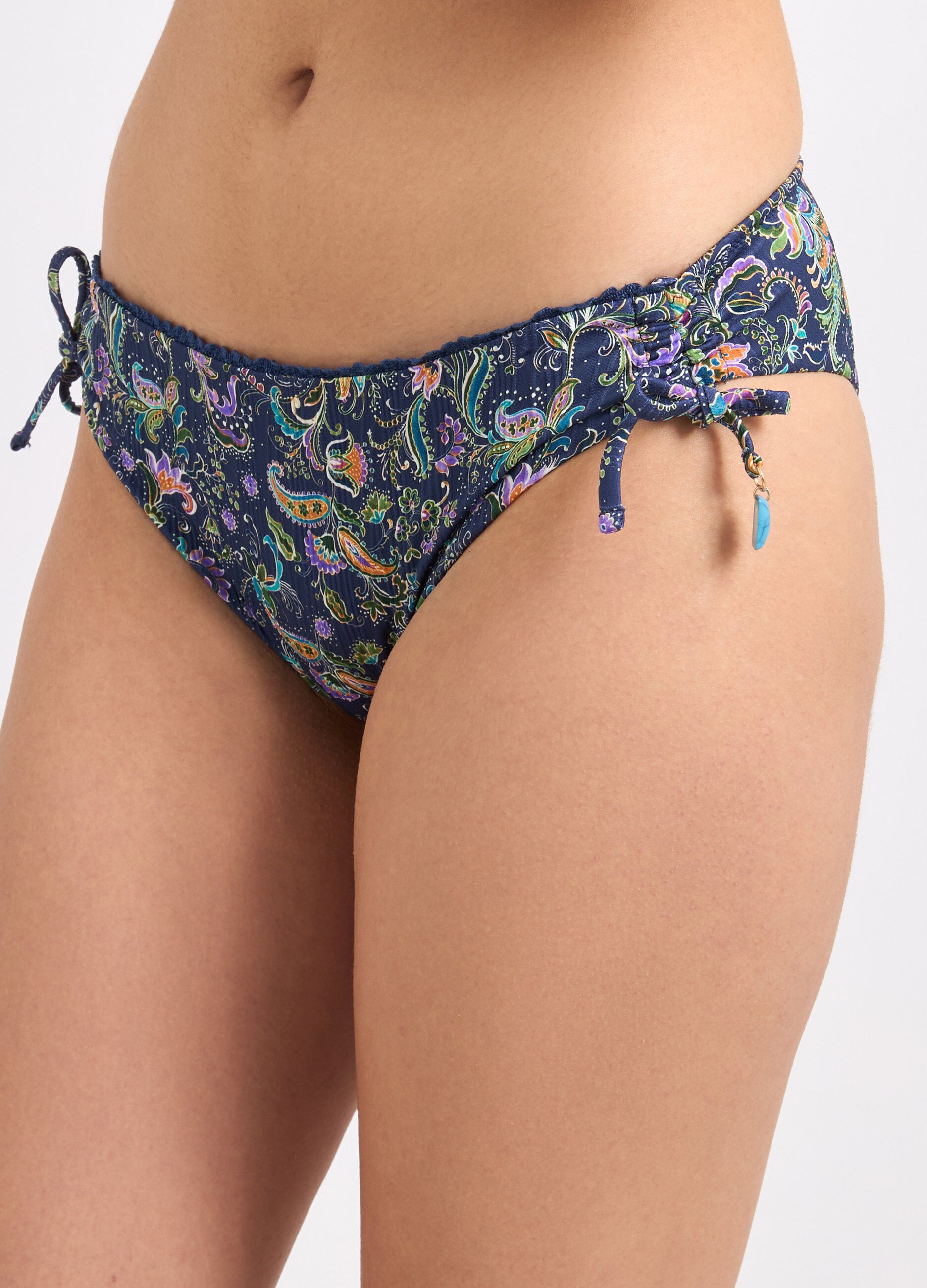 Slip bikini con applicazioni donna_2