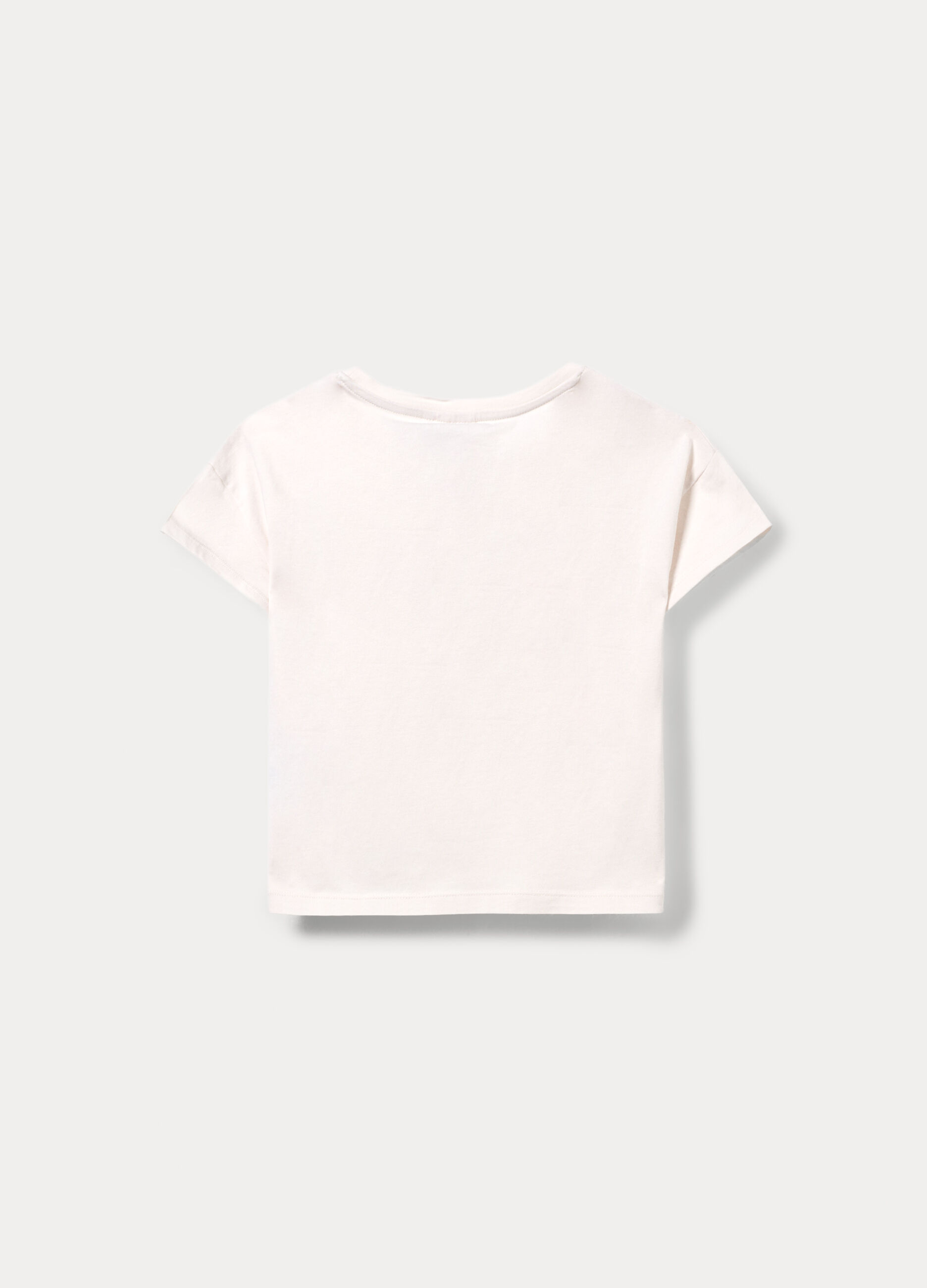 T-shirt girocollo stretch bambina_1