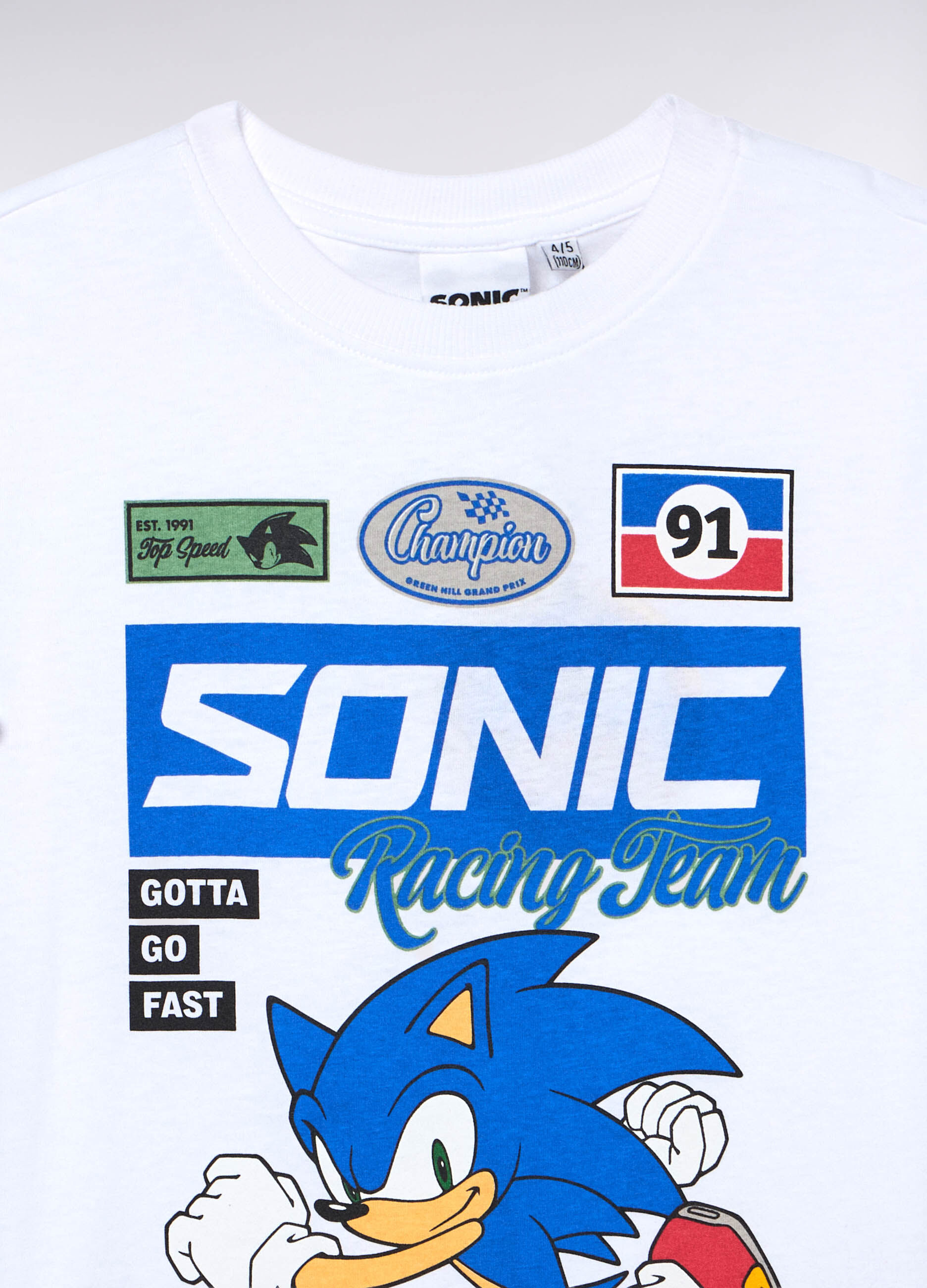 T-shirt girocollo Sonic bambino_2