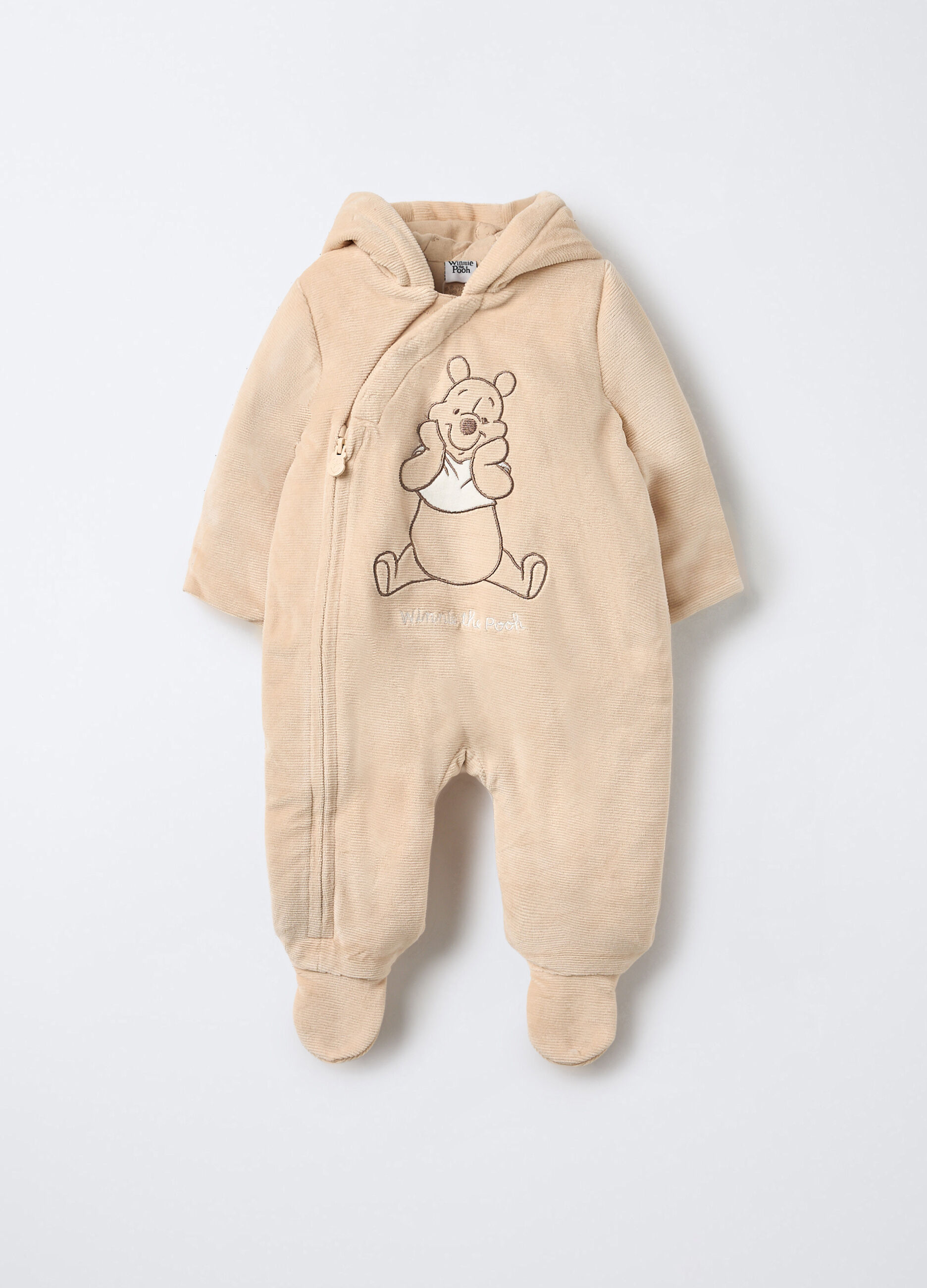 Tutina imbottita Disney velour misto cotone neonato_0