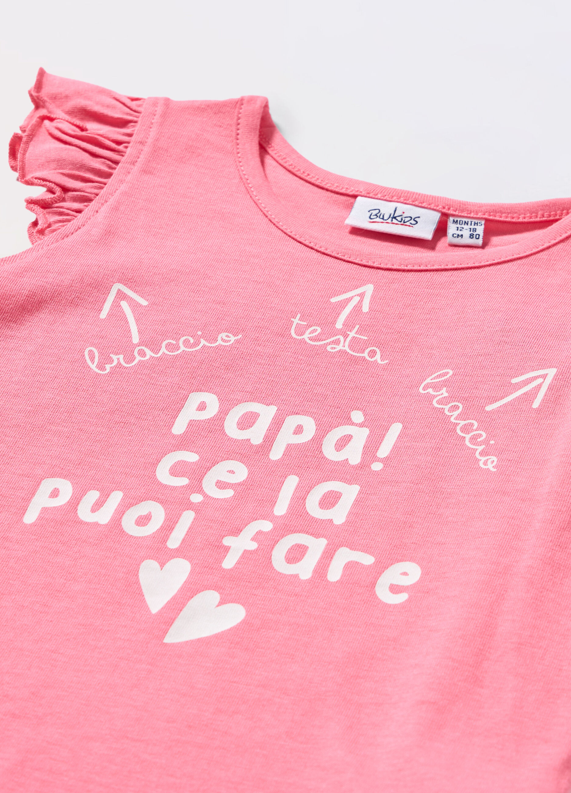 Top in jersey di puro cotone neonata_1