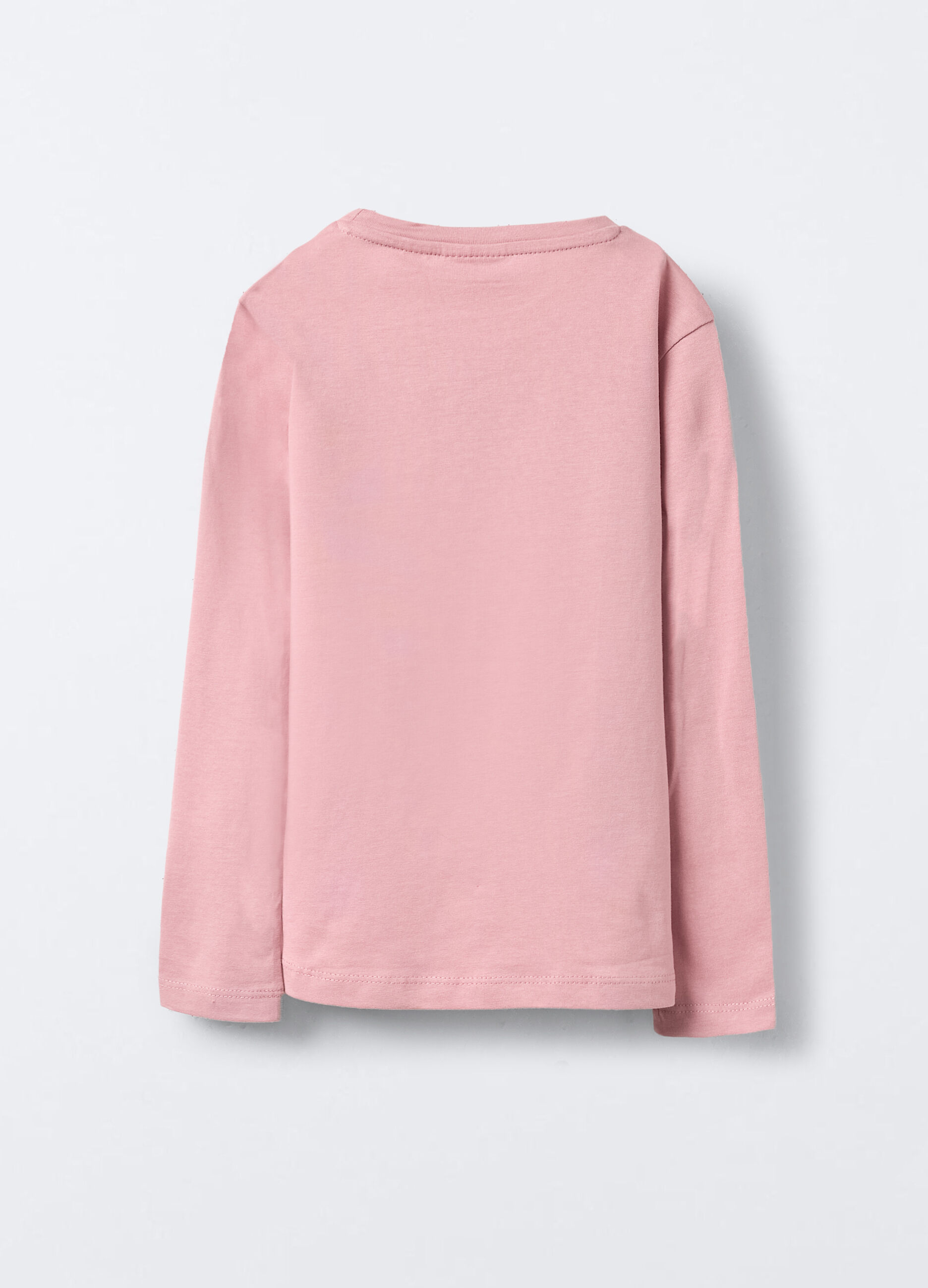 T-shirt in jersey di puro cotone bambina_1